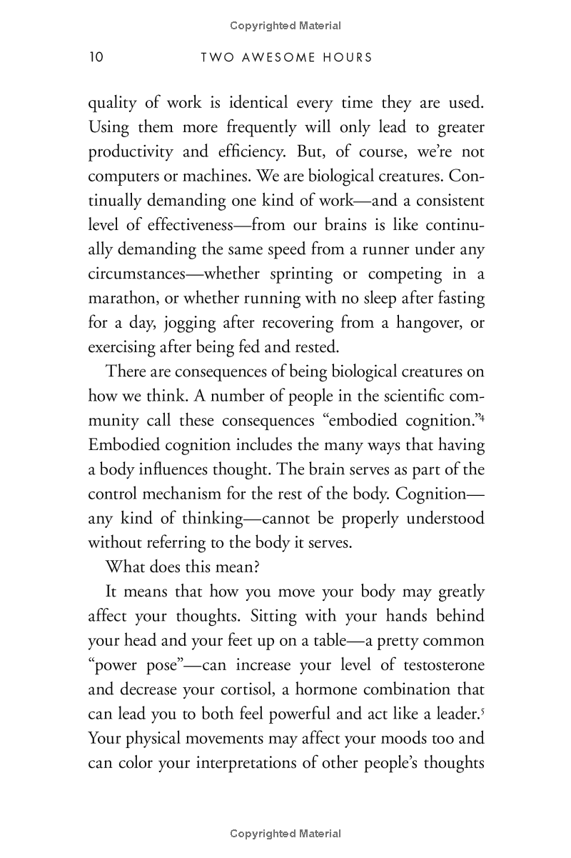 two awesome hours: science-based strategies to harness your best time and get your most important work done