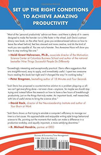 two awesome hours: science-based strategies to harness your best time and get your most important work done