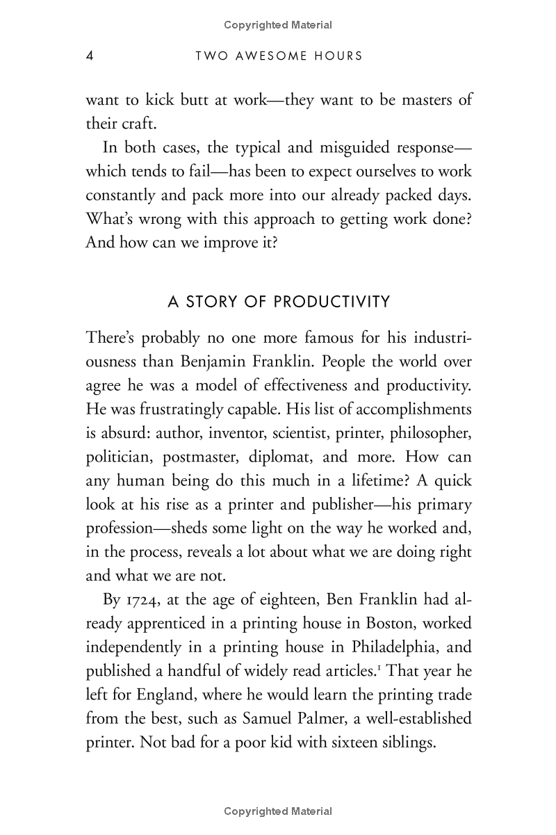 two awesome hours: science-based strategies to harness your best time and get your most important work done