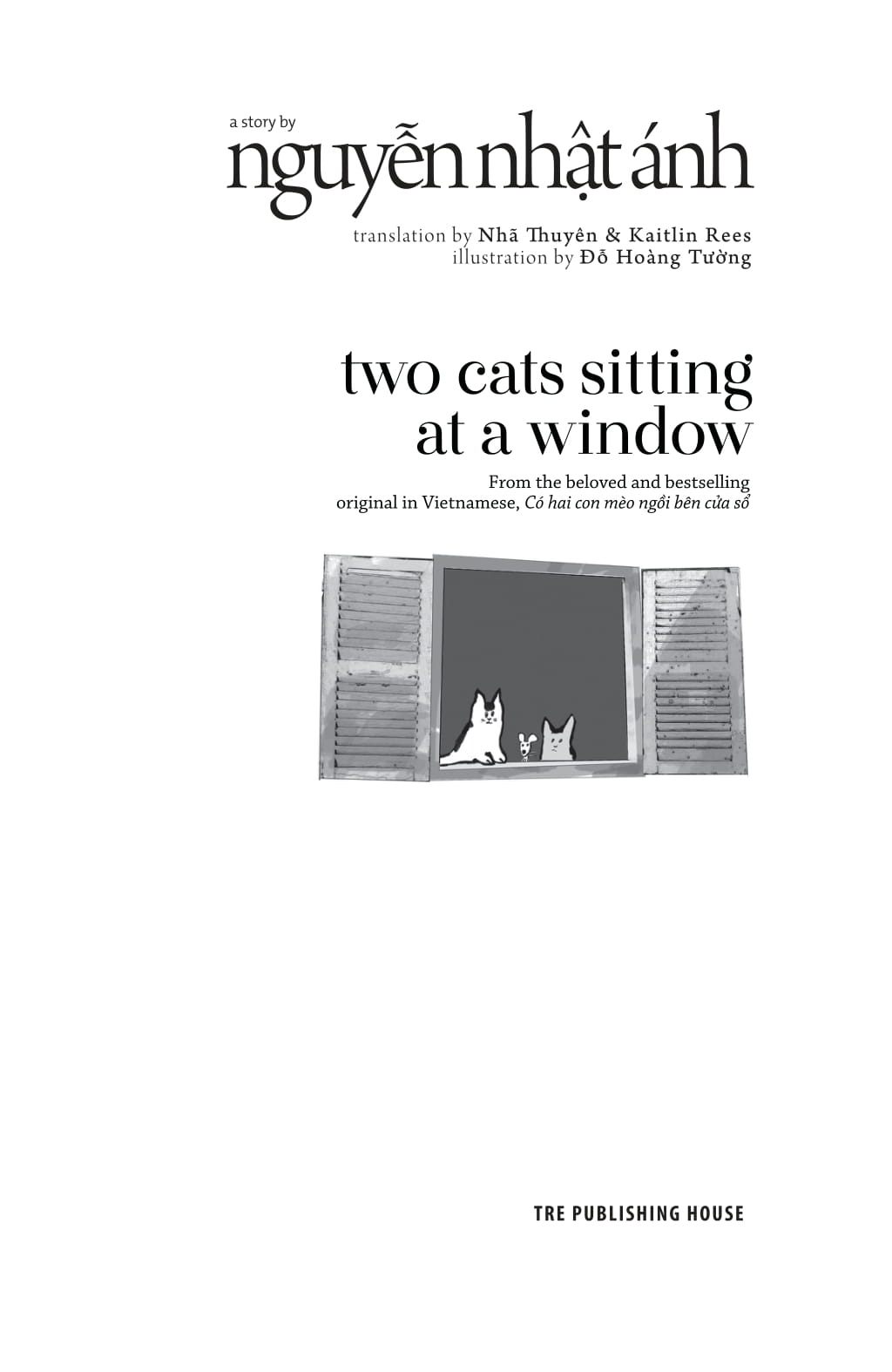 Two Cats Sitting At A Window