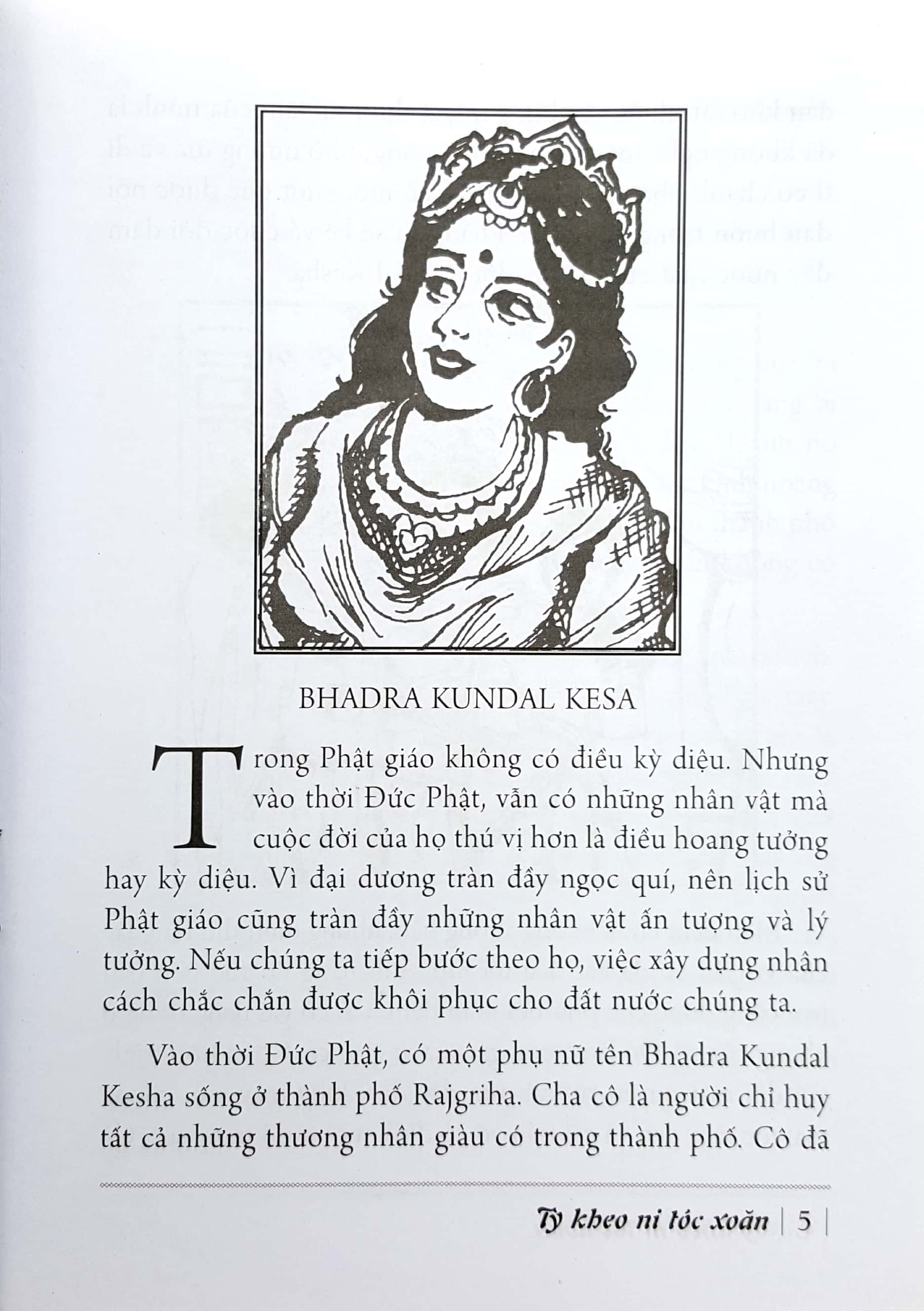 tỳ kheo ni tóc xoăn