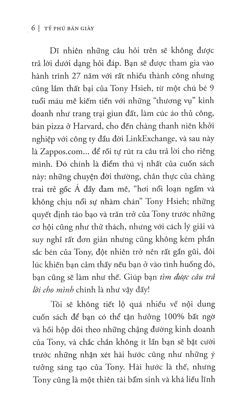 tỷ phú bán giày (tái bản)