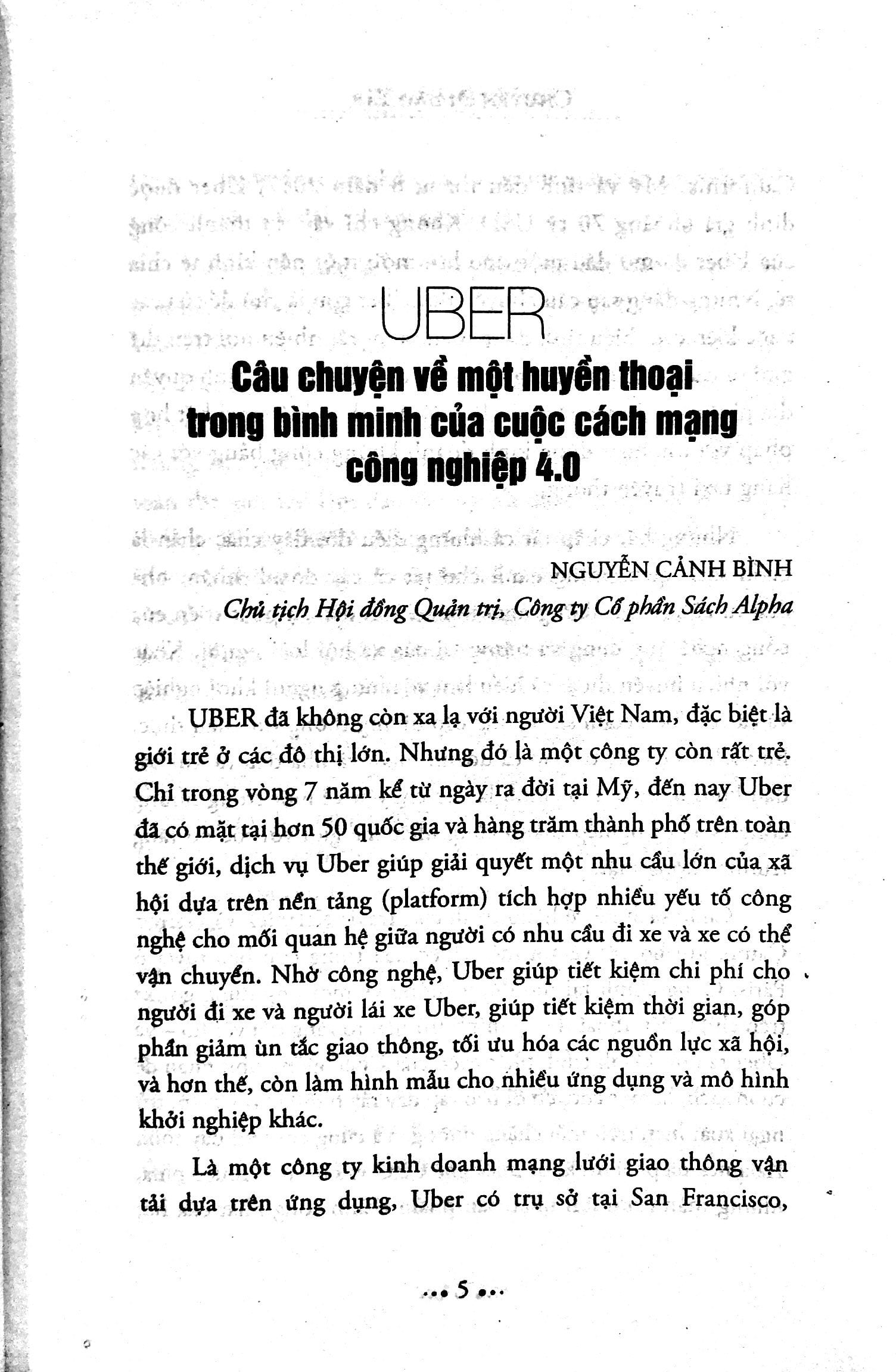 uber - chuyến đi bão táp