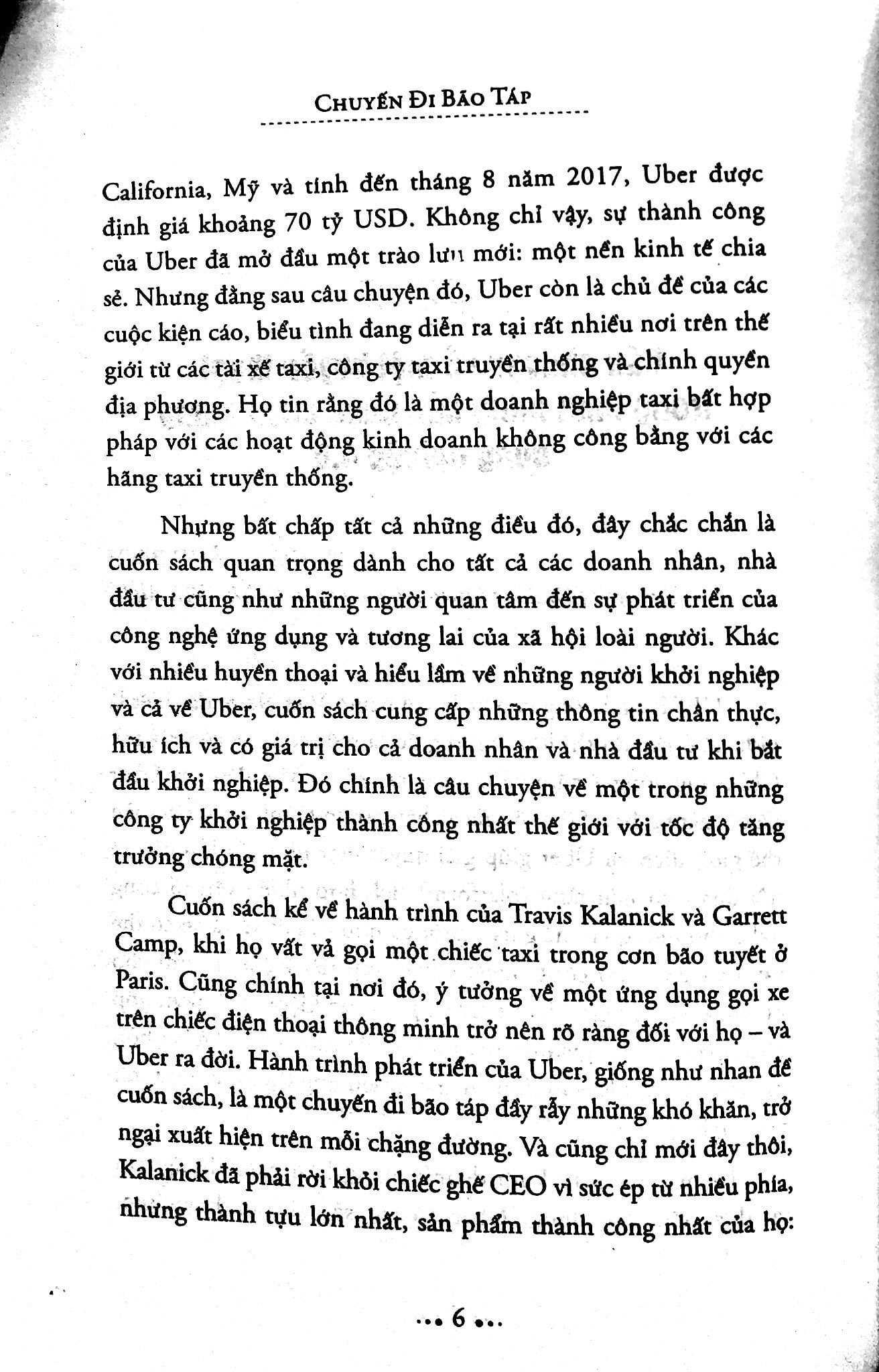 uber - chuyến đi bão táp