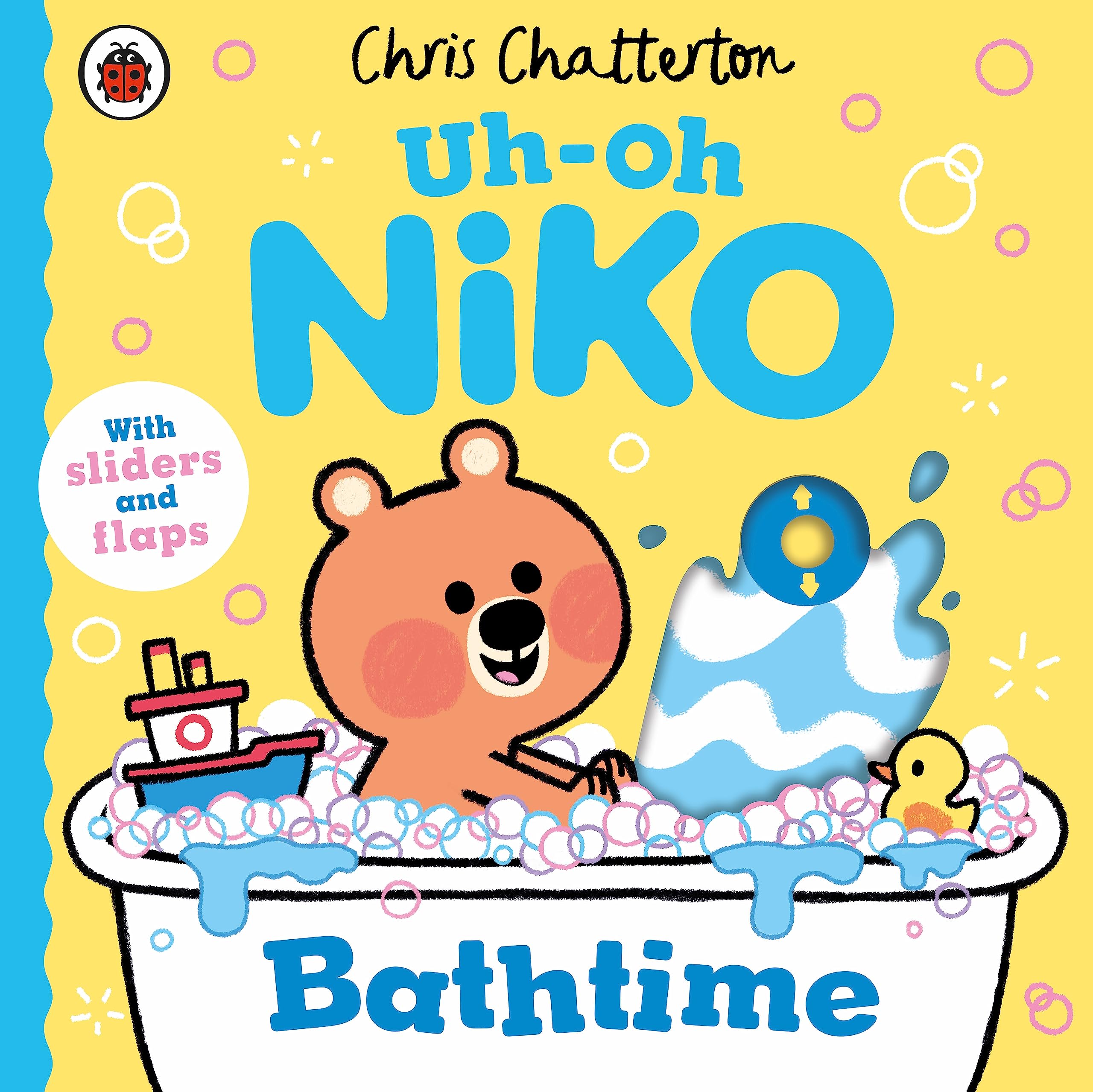uh-oh, niko - bathtime