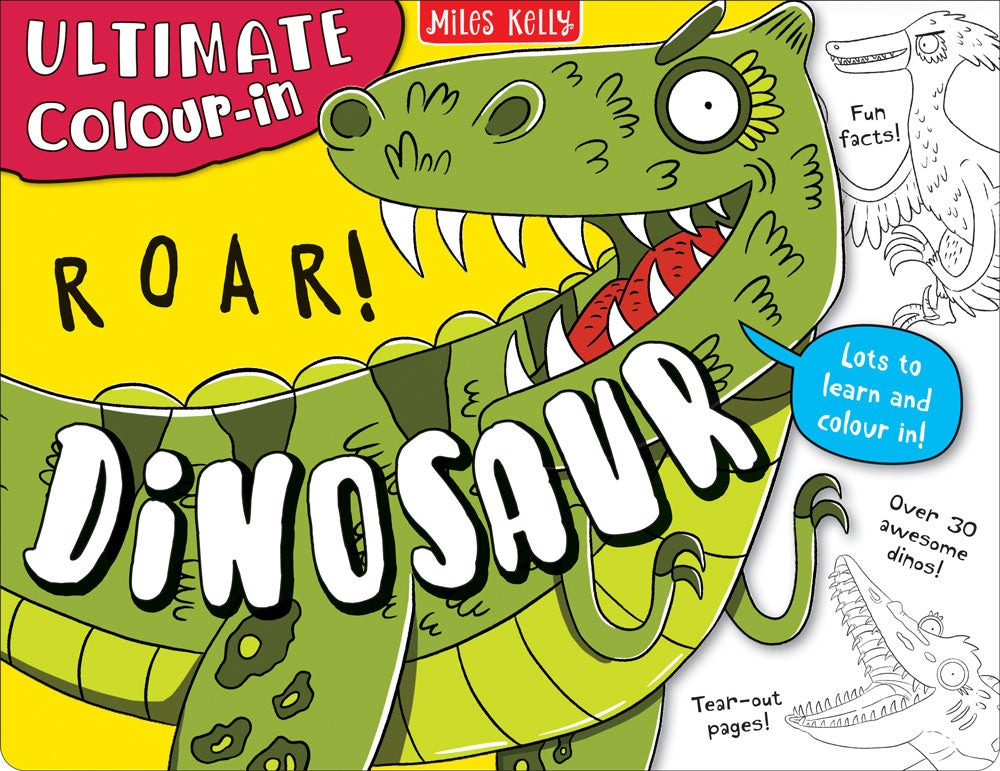 ultimate colour-in - dinosaur