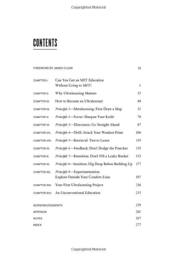 ultralearning: master hard skills, outsmart the competition, and accelerate your career