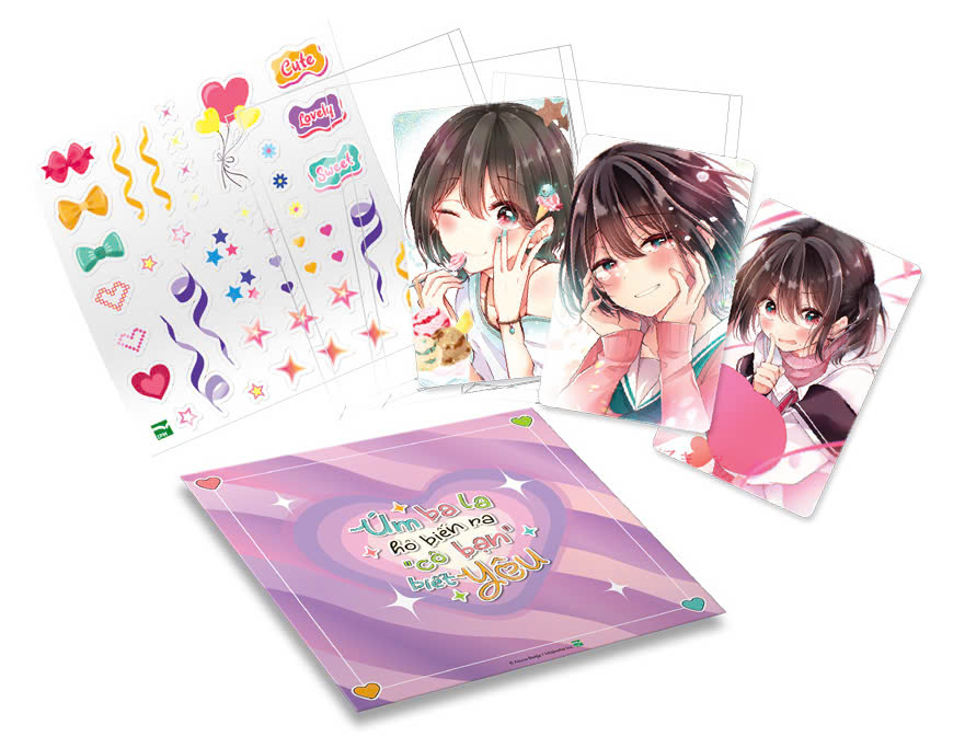 úm ba la hô biến ra “cô bạn” biết yêu - tập 1 - bản sưu tầm - tặng kèm bìa áo đặc biệt + mirror card + set photocard và decor sticker + shikishi + poster