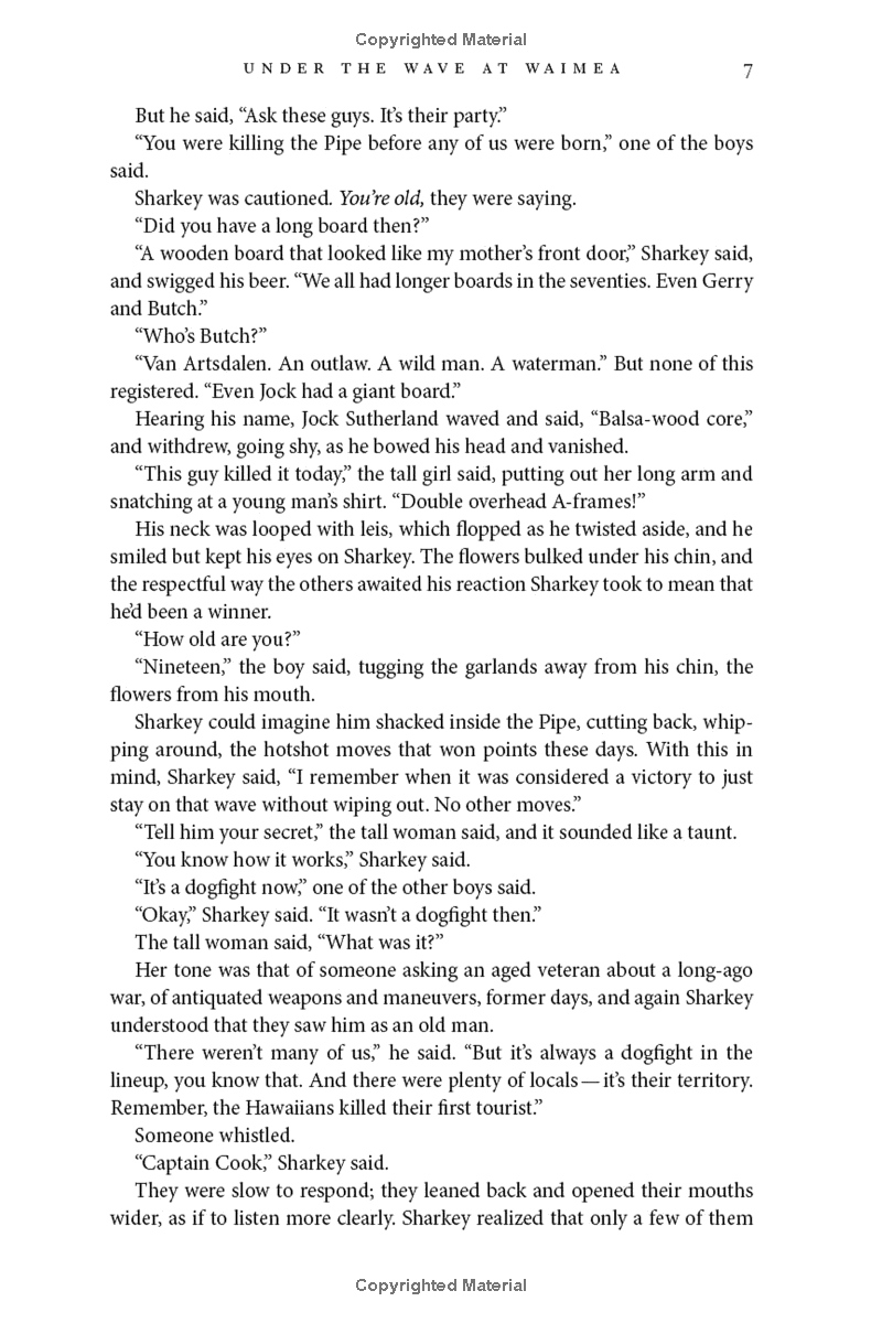 under the wave at waimea