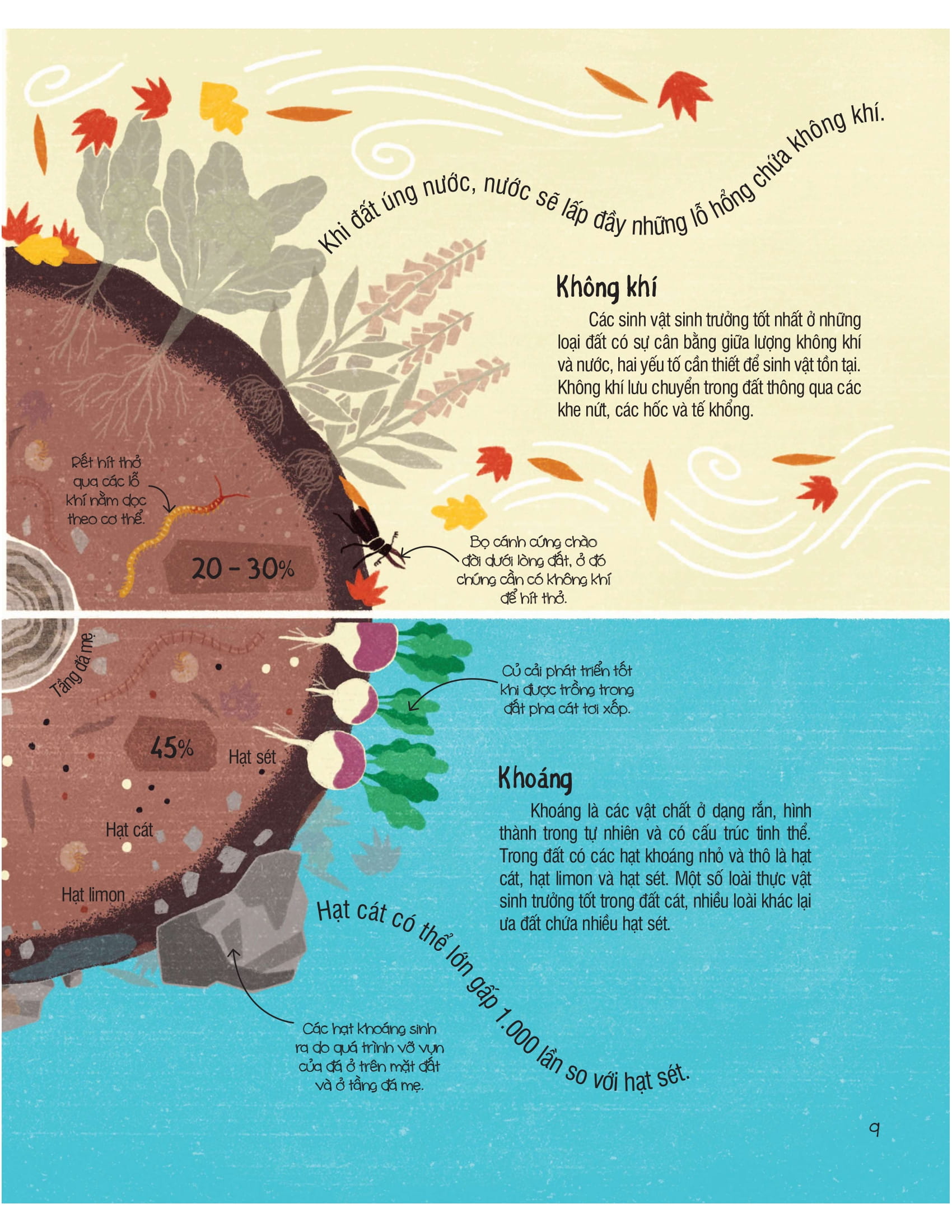 under your feet - dưới đôi bàn chân bạn - đất, cát và ti tỉ thứ dưới lòng đất