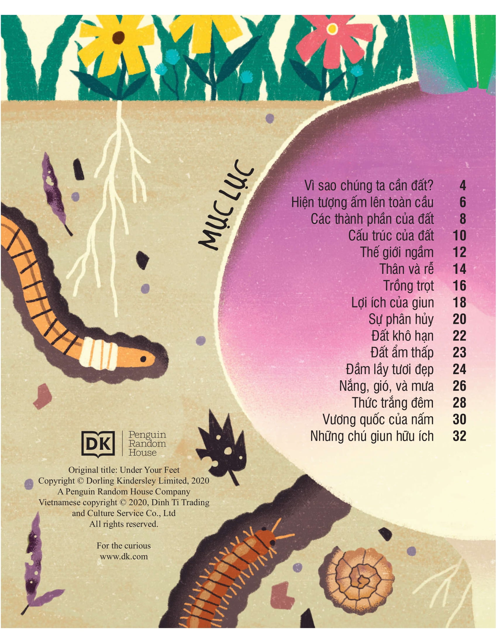 under your feet - dưới đôi bàn chân bạn - đất, cát và ti tỉ thứ dưới lòng đất