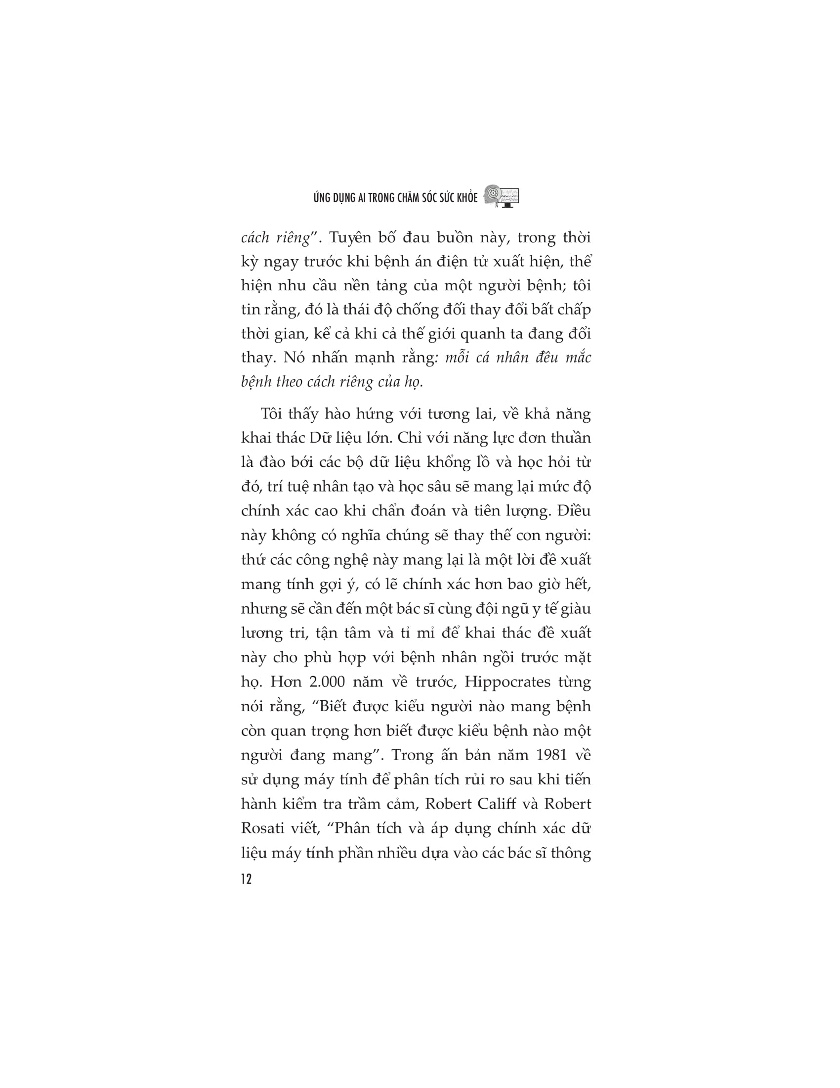 Ung Dung AI Trong Cham Soc Suc Khoe