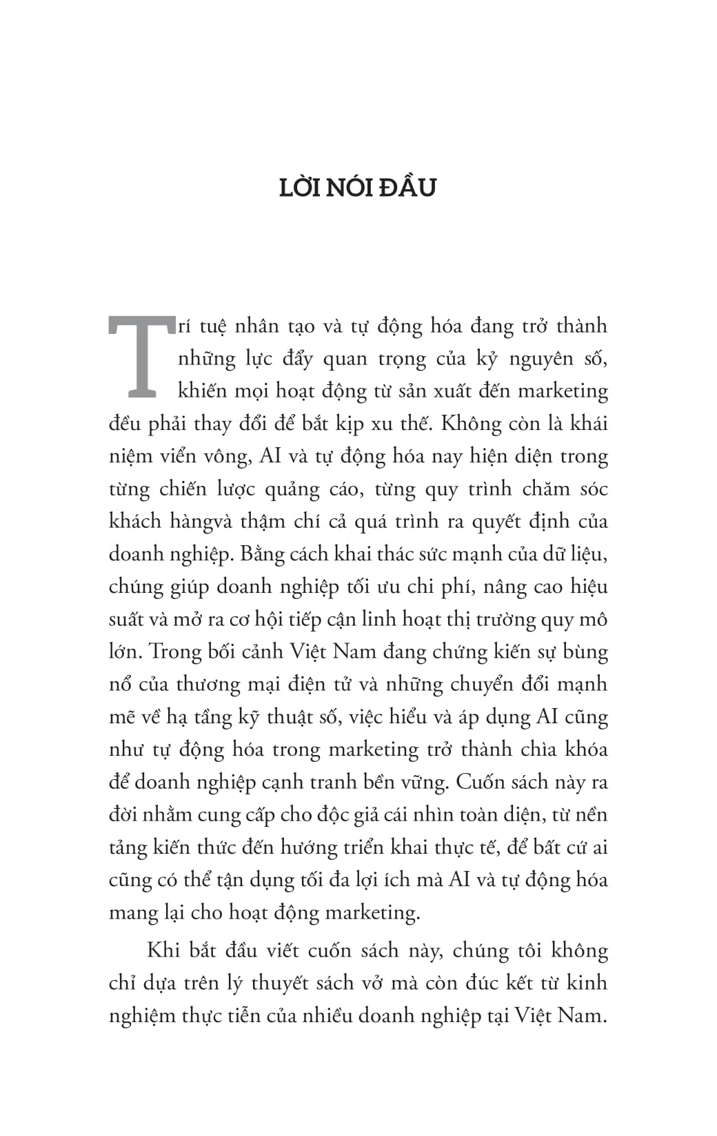 ứng dụng ai và tự động hóa trong marketing