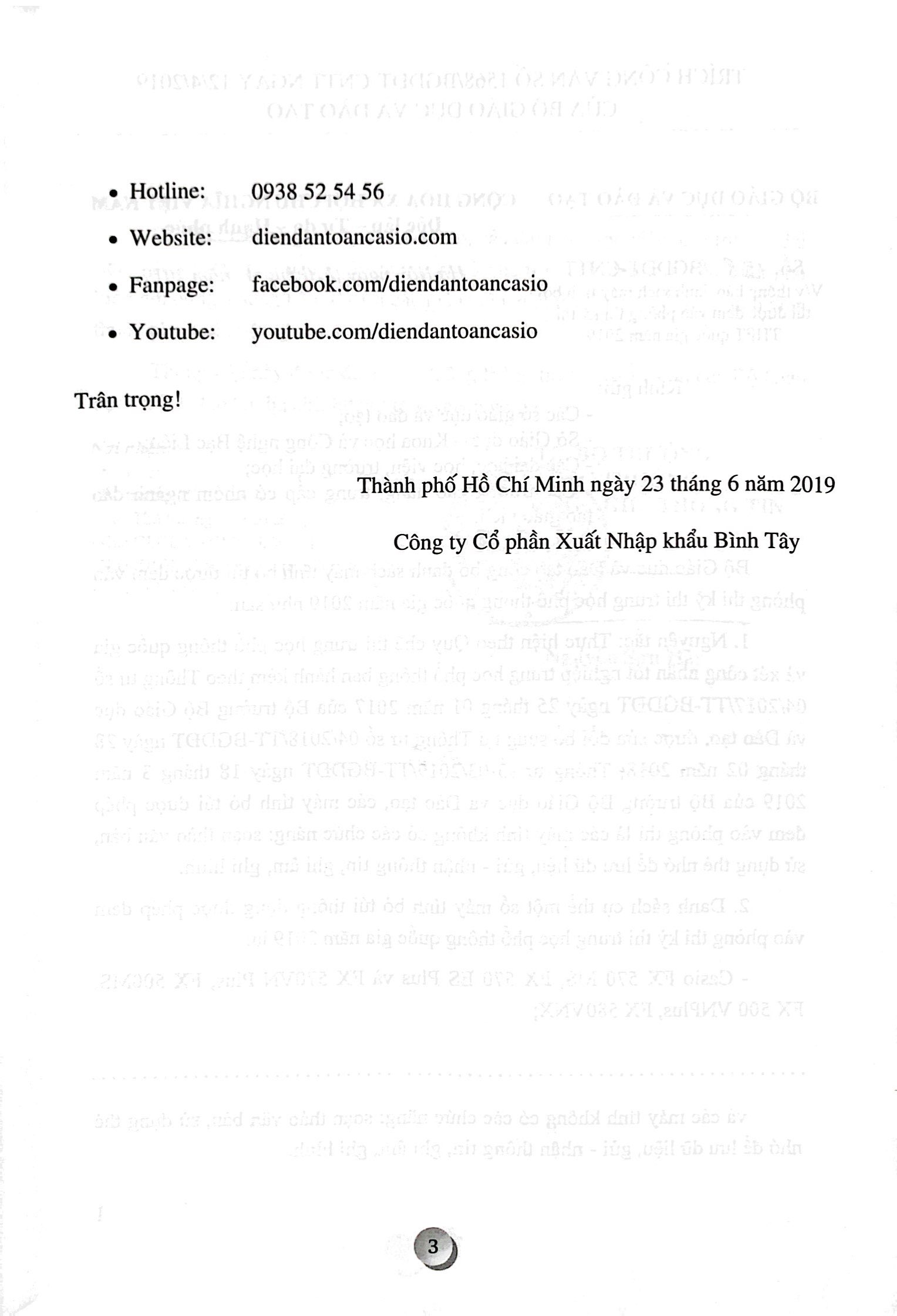 ứng dụng casio fx - 580vn x đối với các môn thpt lý - hóa - sinh