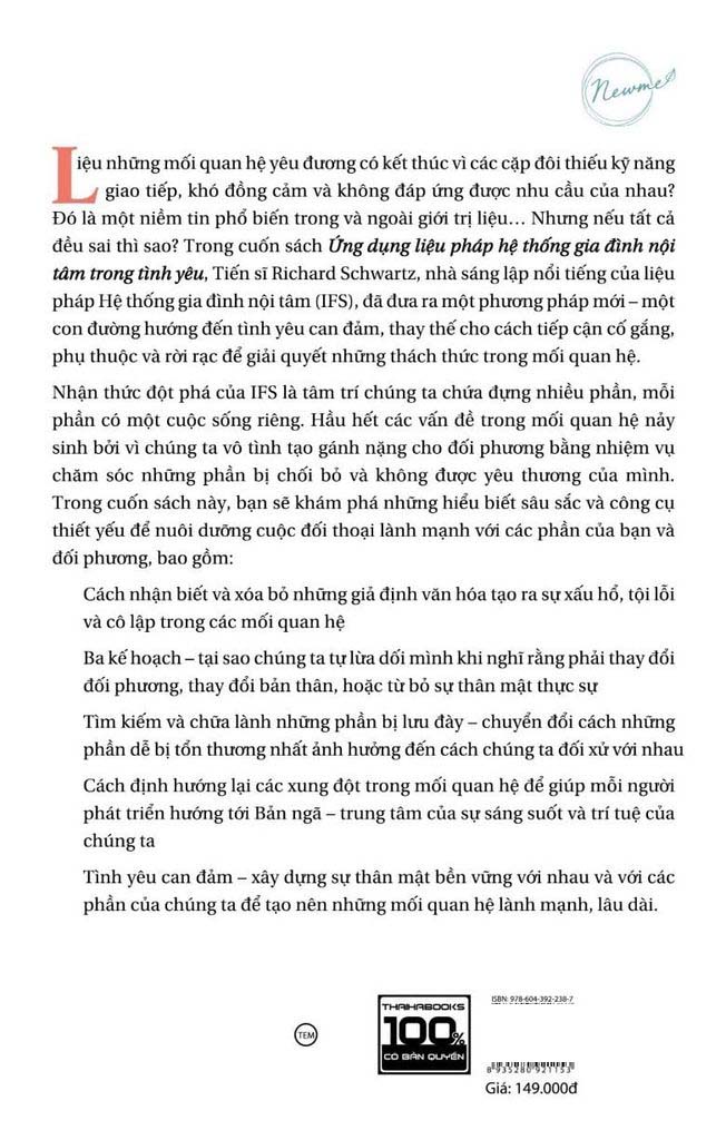 Ứng Dụng Liệu Pháp Hệ Thống Gia Đình Nội Tâm Trong Tình Yêu