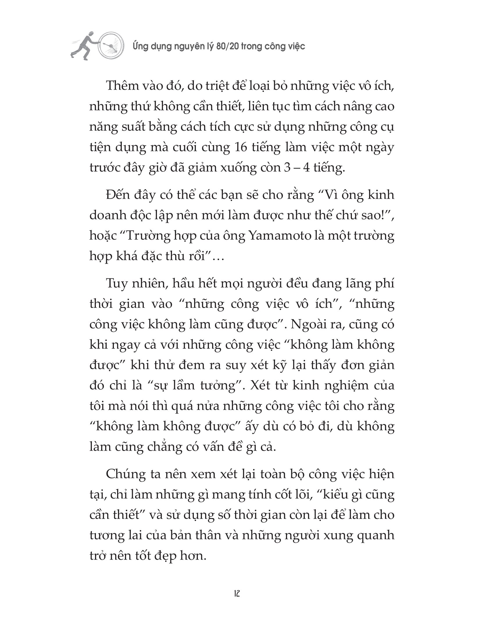 ứng dụng nguyên lý 80-20 trong công việc