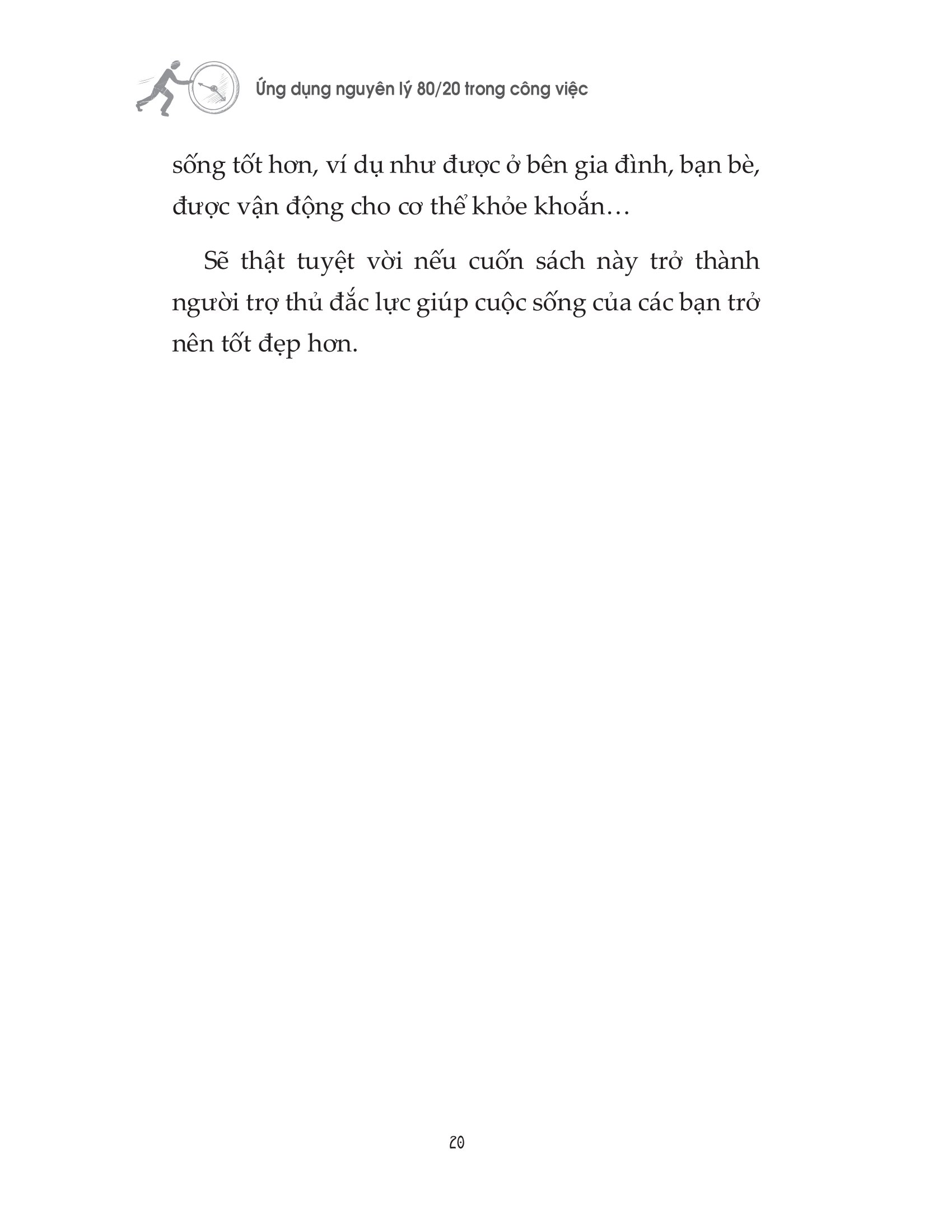 ứng dụng nguyên lý 80-20 trong công việc
