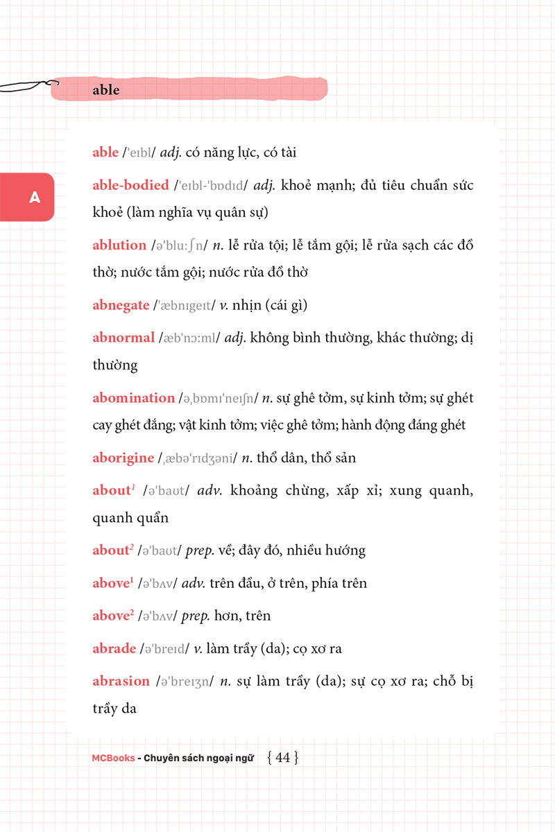 ứng dụng siêu trí nhớ 6000 từ vựng tiếng anh thông dụng nhất (tái bản 2020)