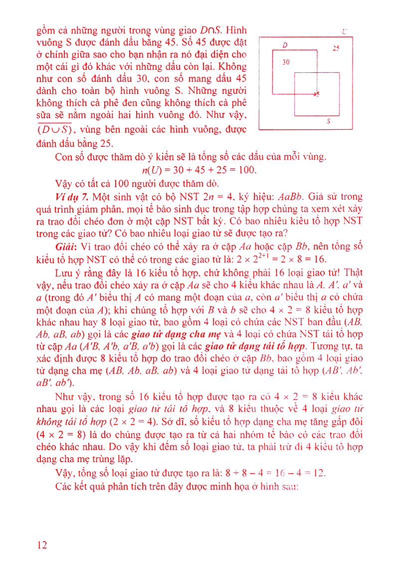 ứng dụng tổ hợp và xác suất trong giải bài tập di truyền