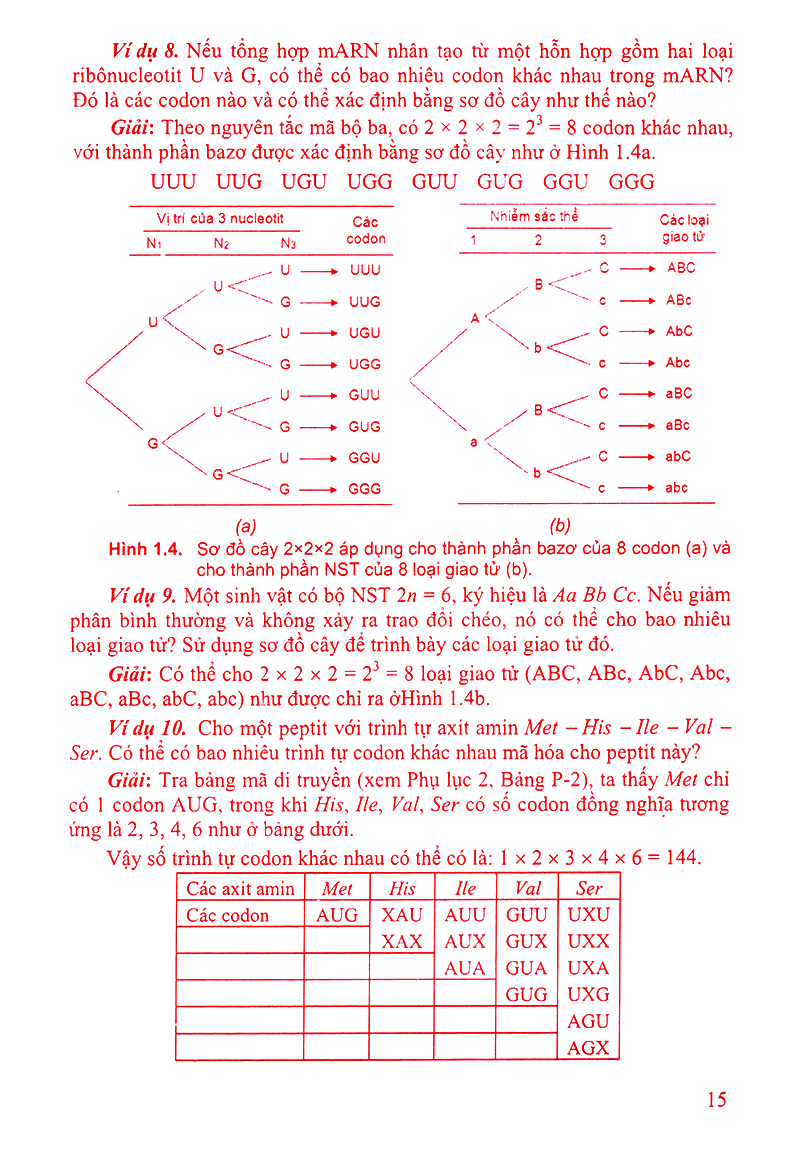 ứng dụng tổ hợp và xác suất trong giải bài tập di truyền