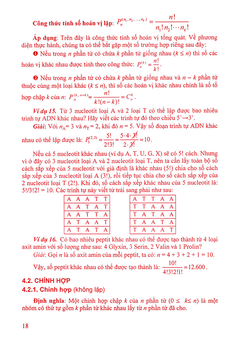 ứng dụng tổ hợp và xác suất trong giải bài tập di truyền