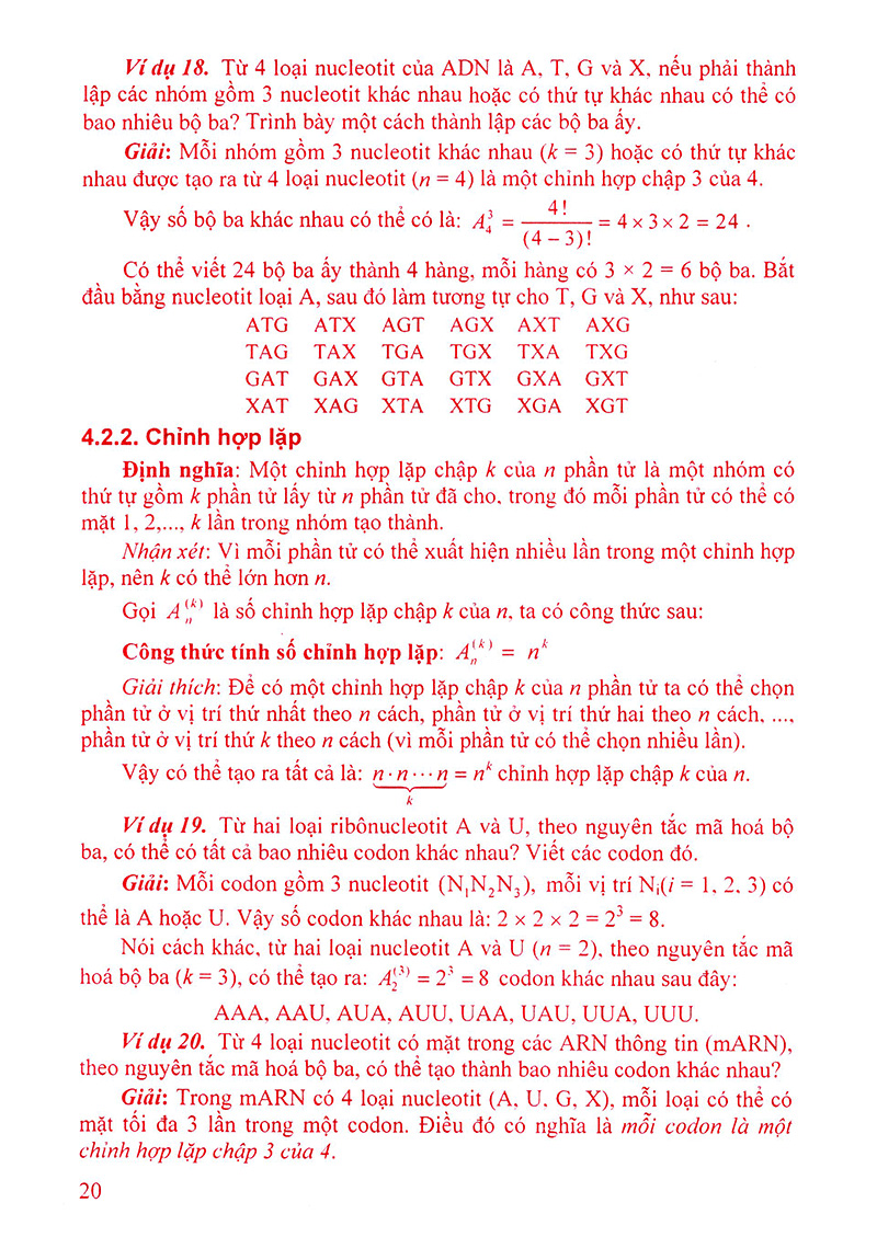 ứng dụng tổ hợp và xác suất trong giải bài tập di truyền