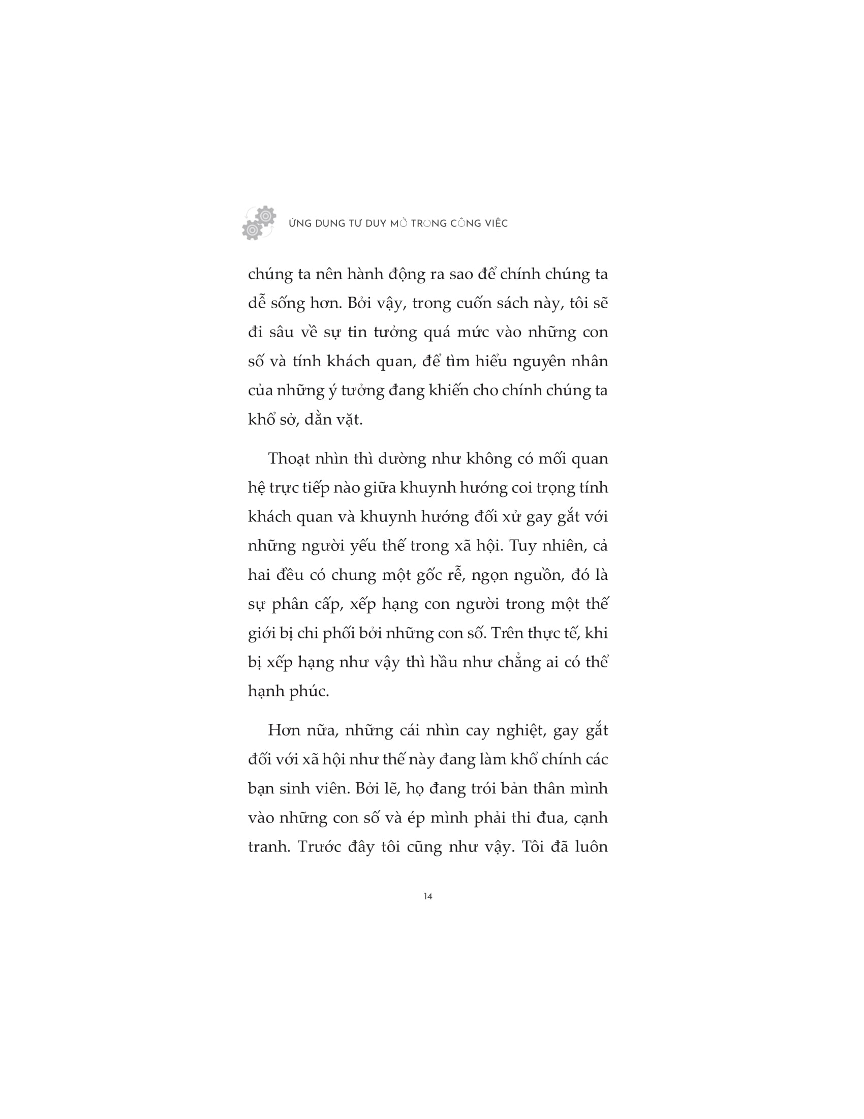 ứng dụng tư duy mở trong công việc