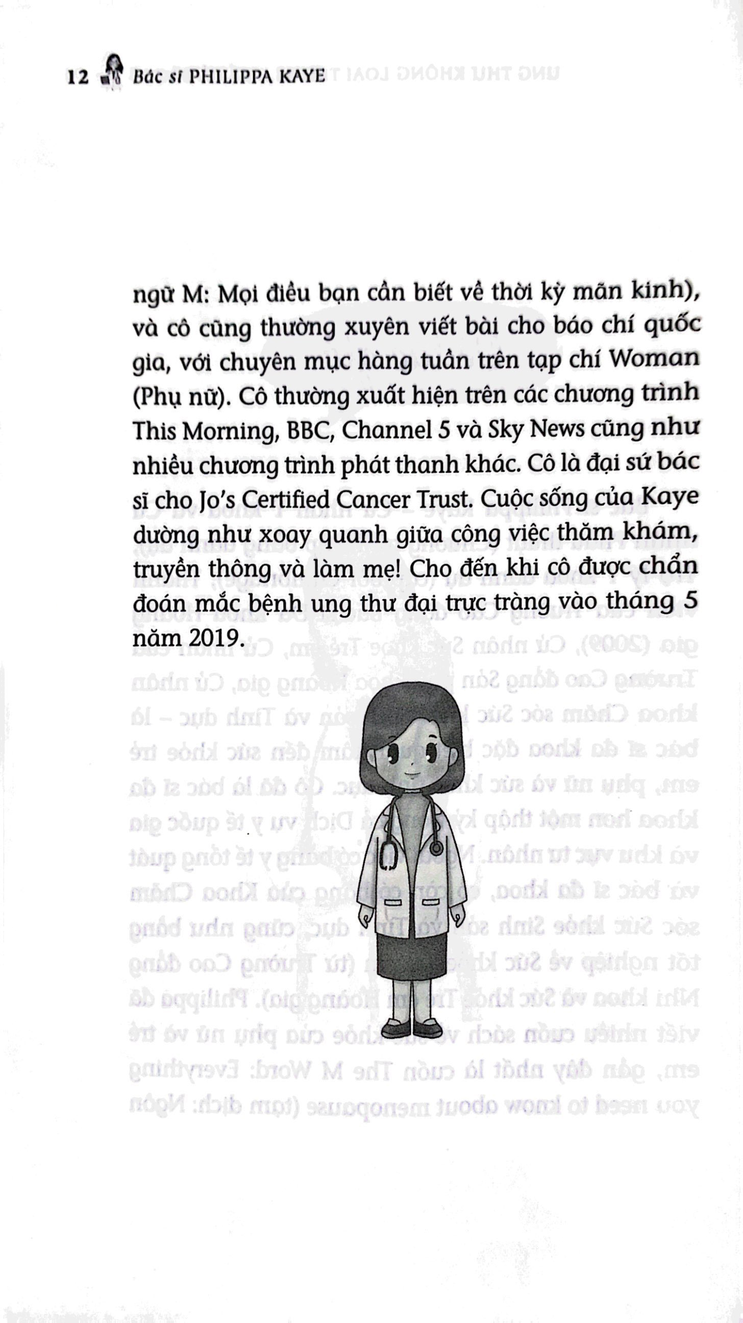 ung thư không loại trừ ai... kể cả bác sĩ