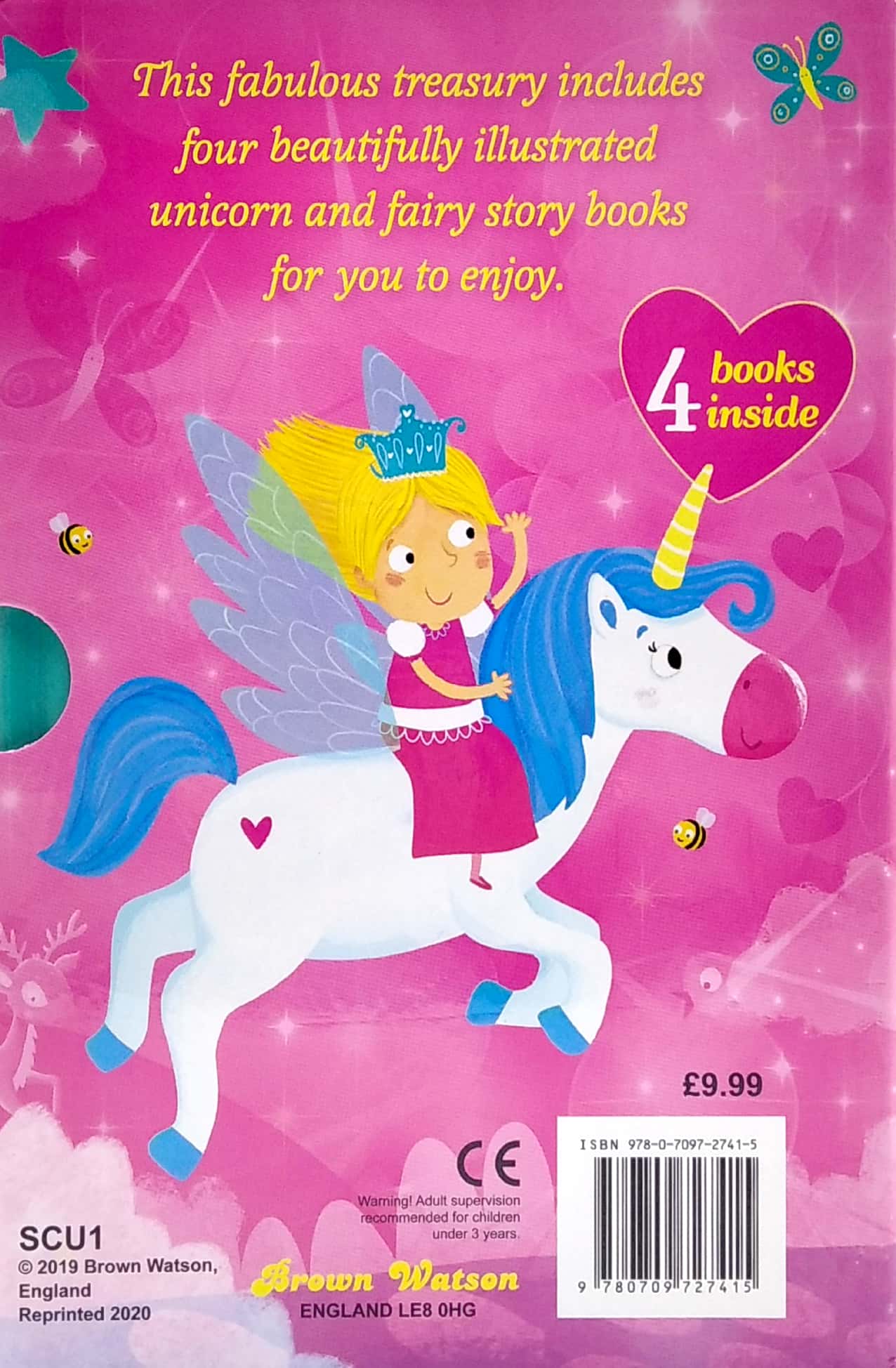 unicorn and fairy treasury slip case