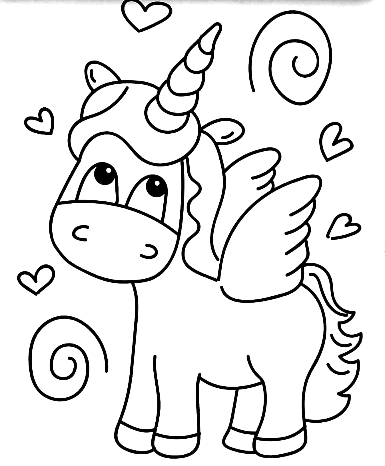 unicorn colouring fun