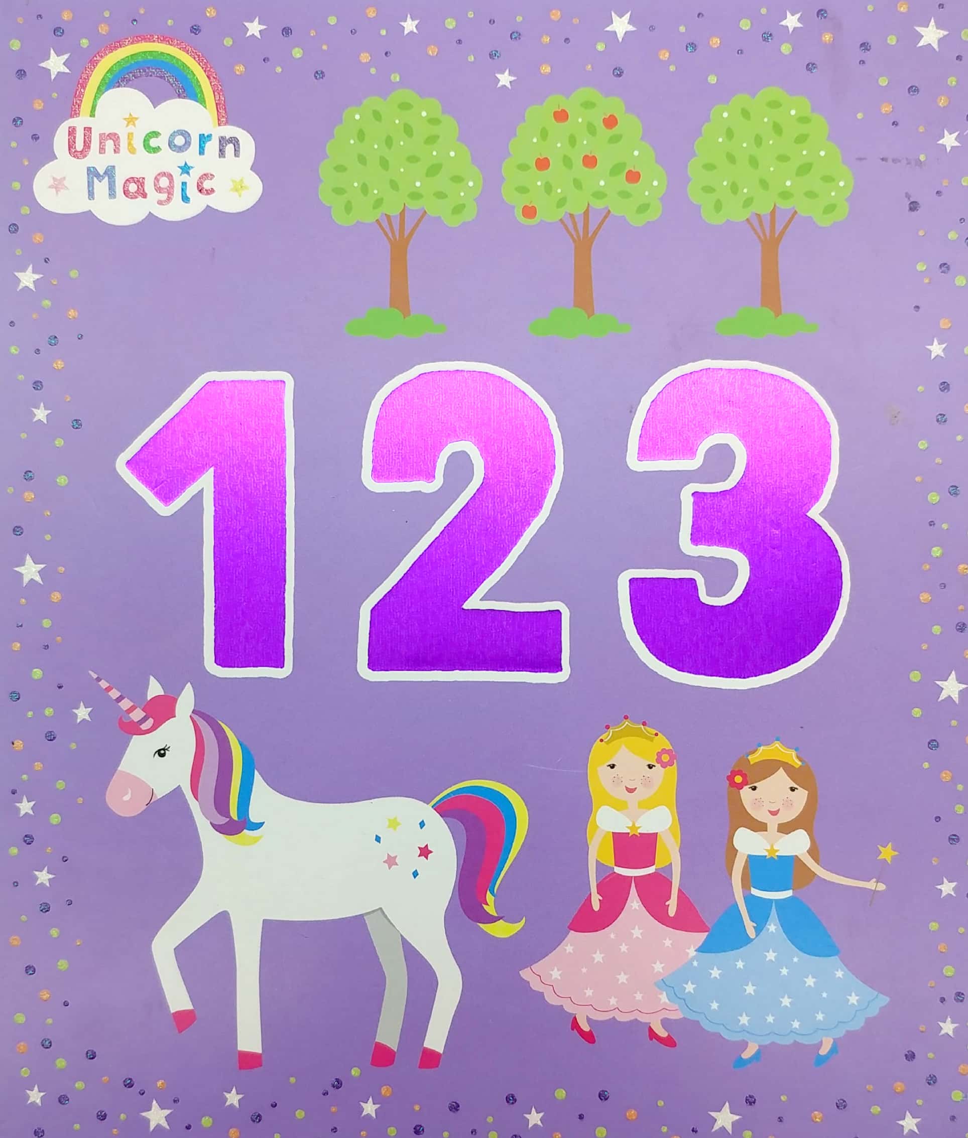 unicorn magic board book: 123