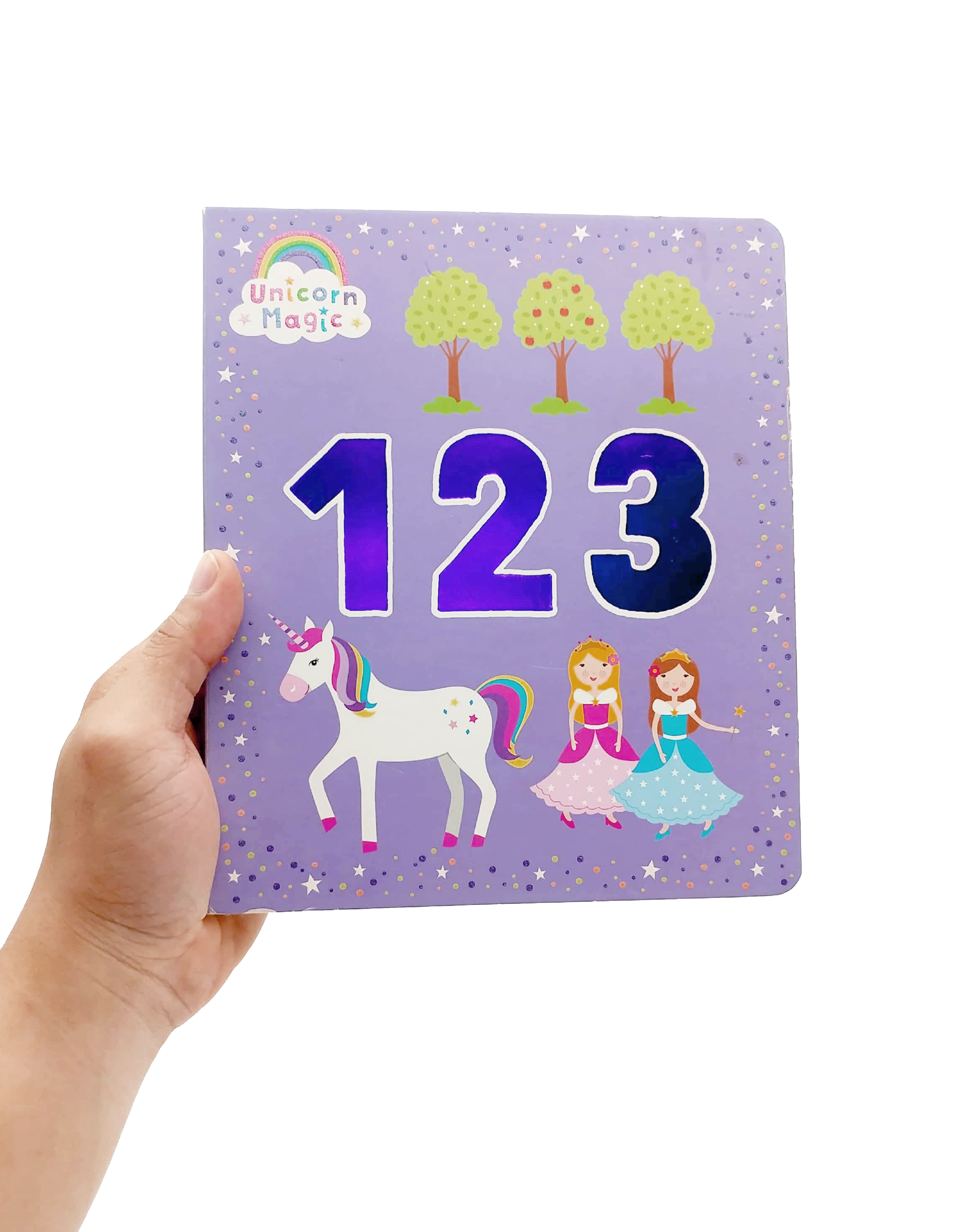 unicorn magic board book: 123