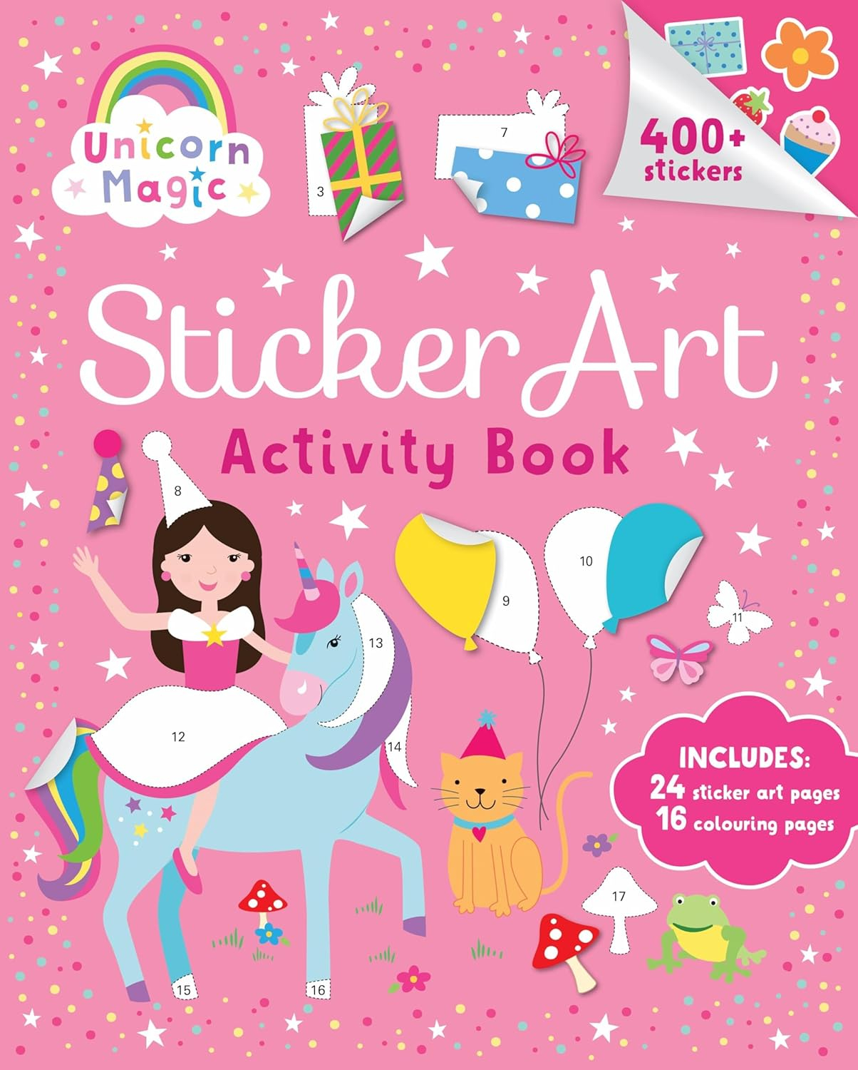 unicorn magic - sticker art activity book