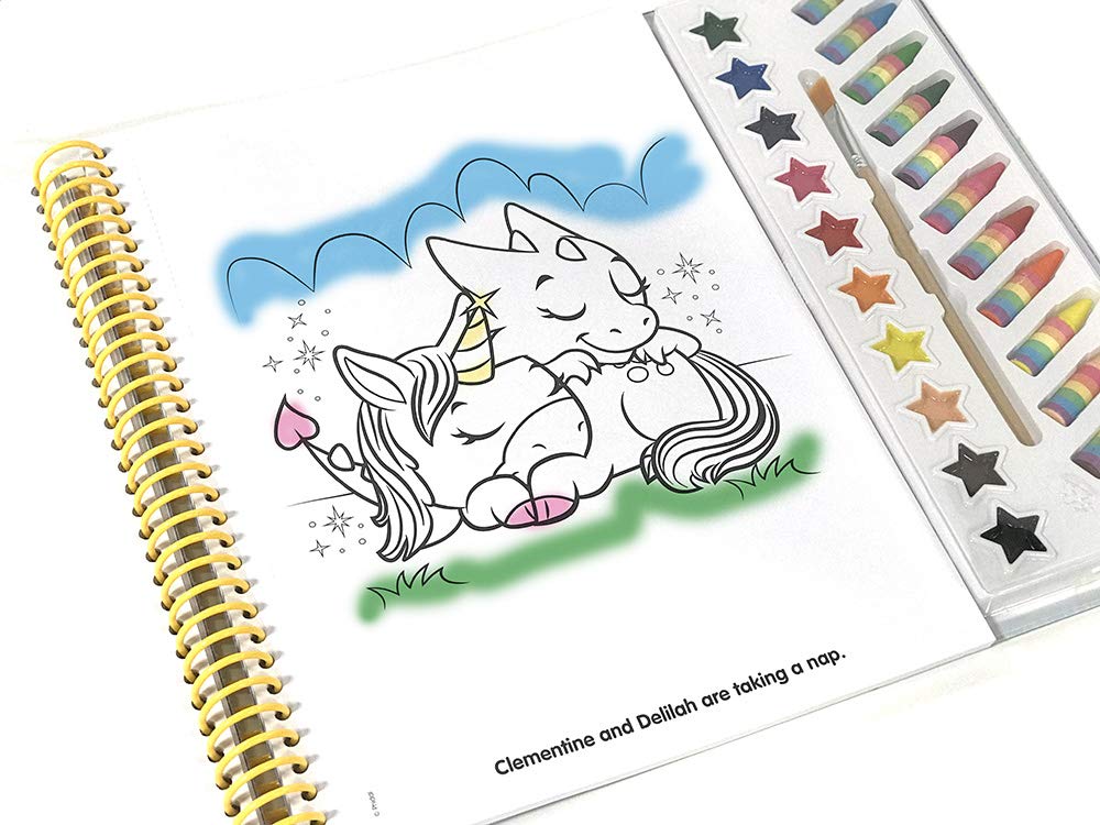 unicorns & friends deluxe poster paint & color