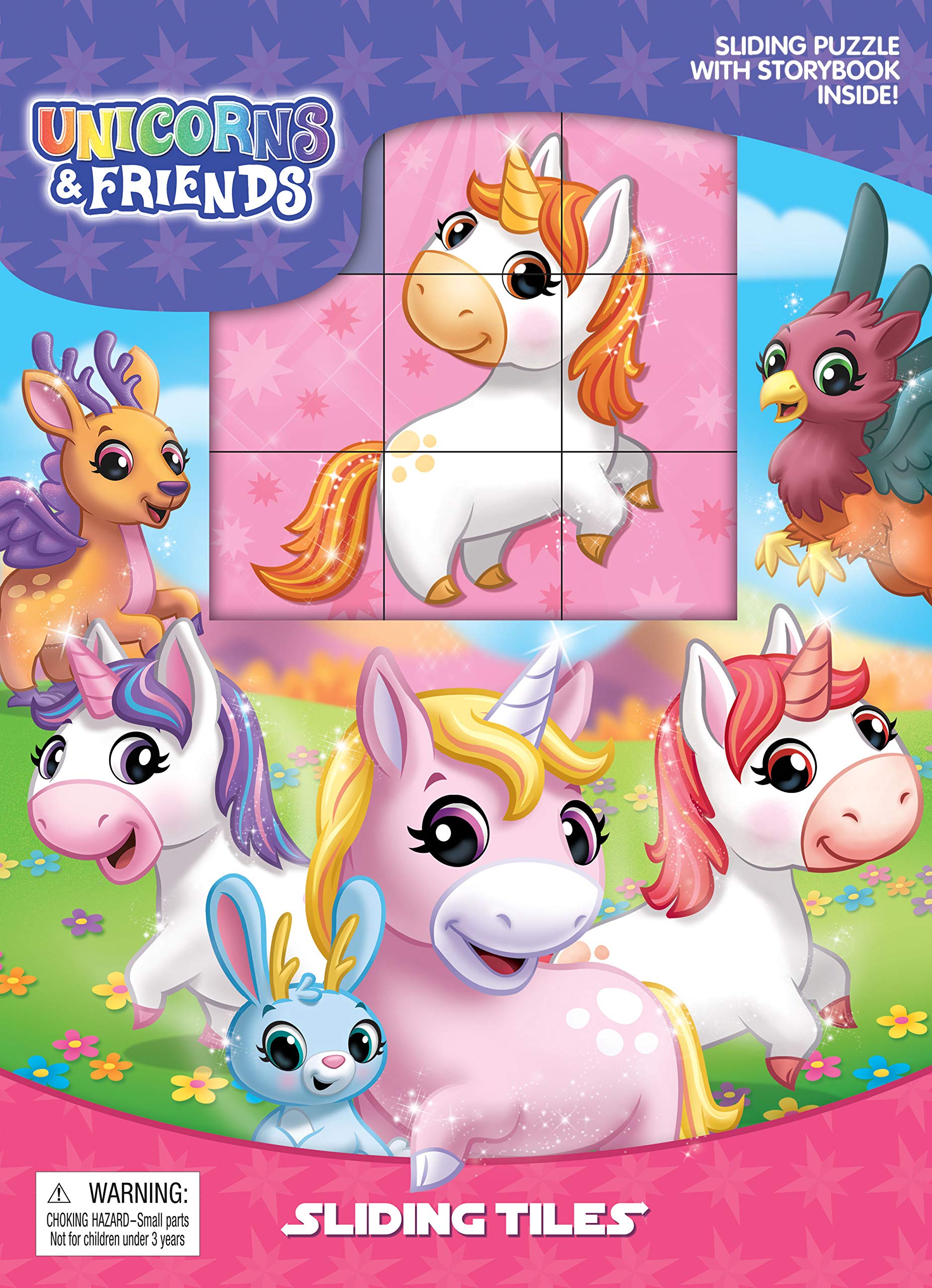 unicorns & friends sliding sliding tiles