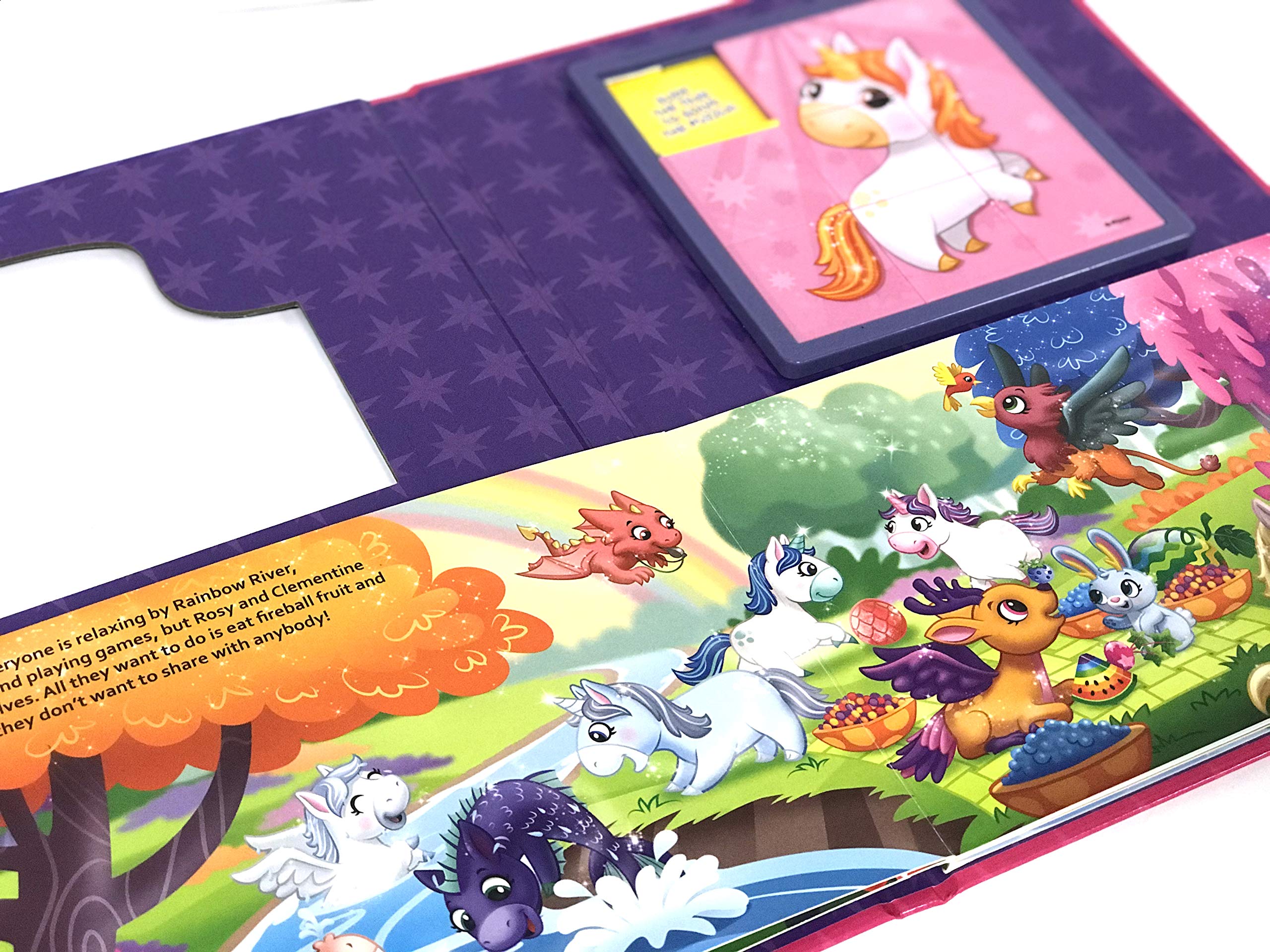 unicorns & friends sliding sliding tiles