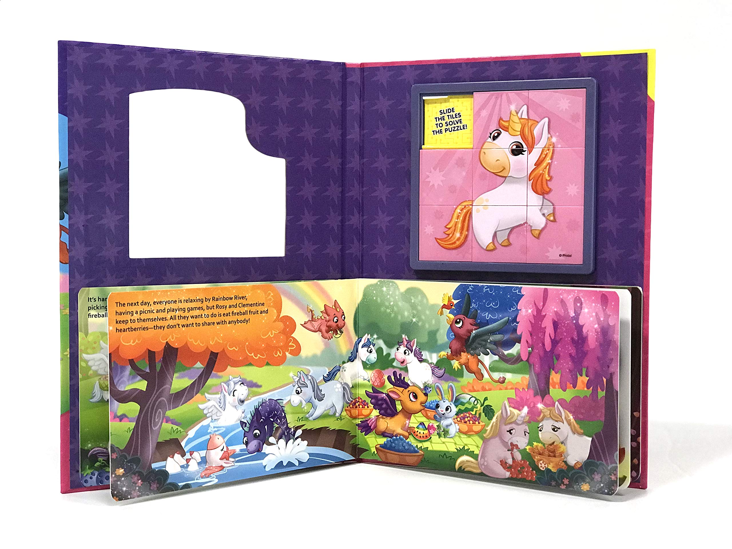 unicorns & friends sliding sliding tiles