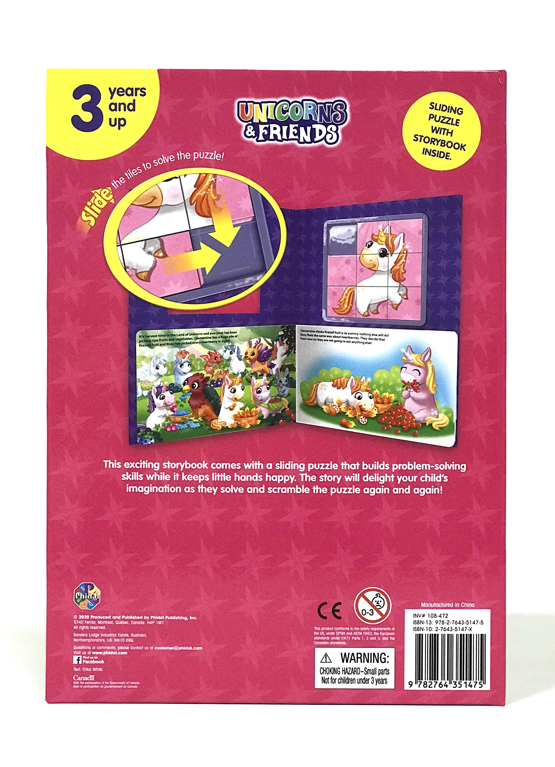 unicorns & friends sliding sliding tiles