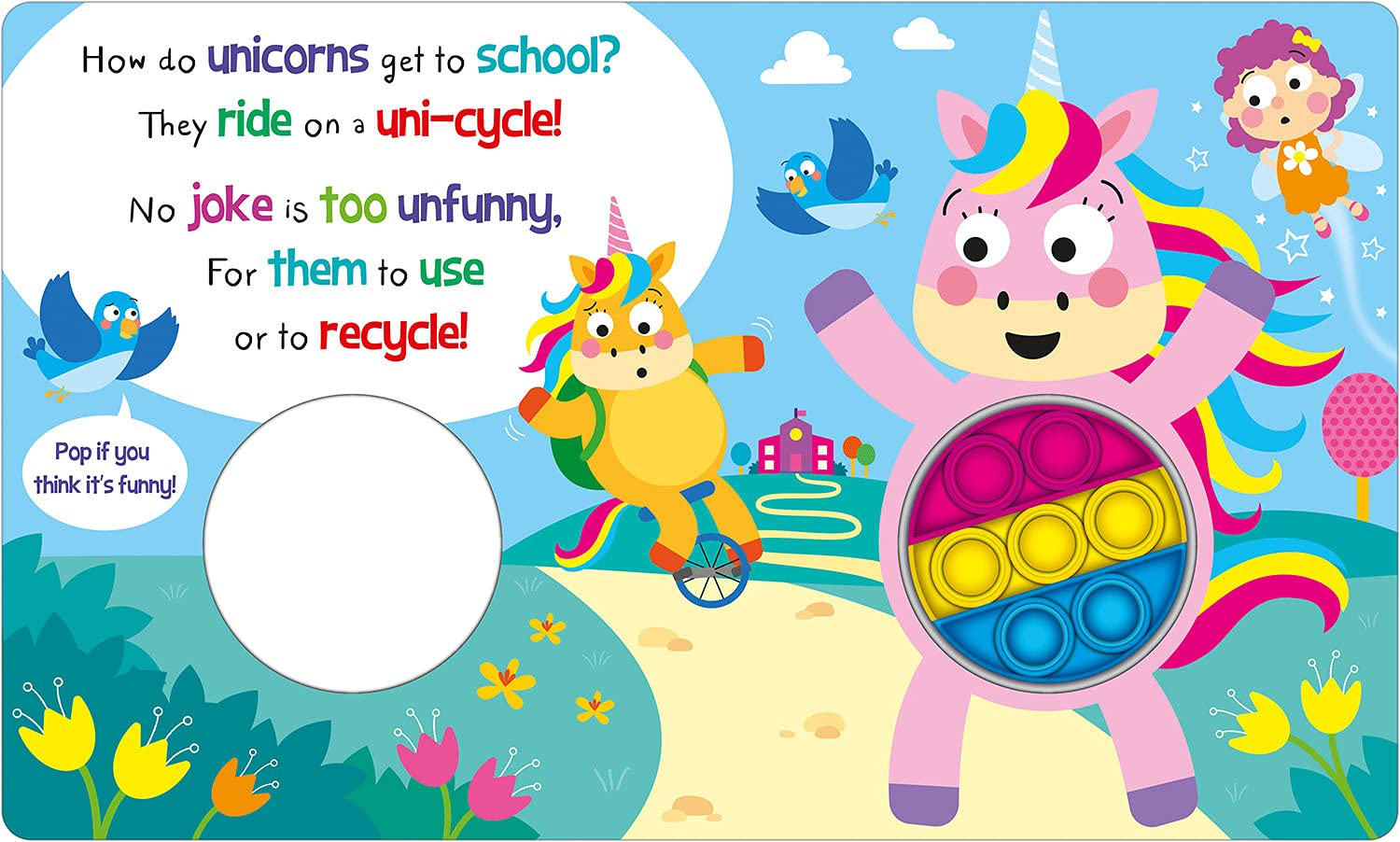 unicorny forever! (push pop bubble books)