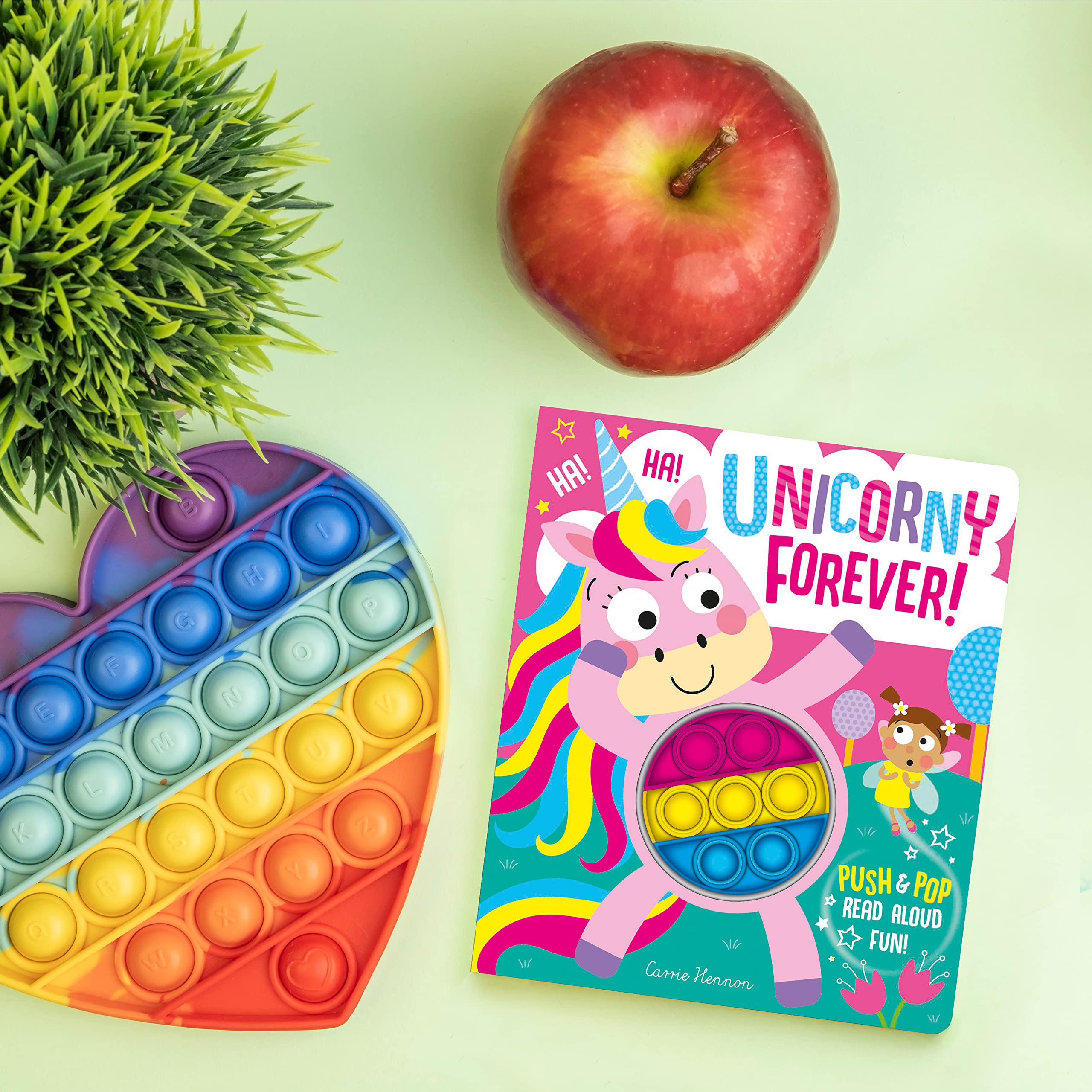 unicorny forever! (push pop bubble books)