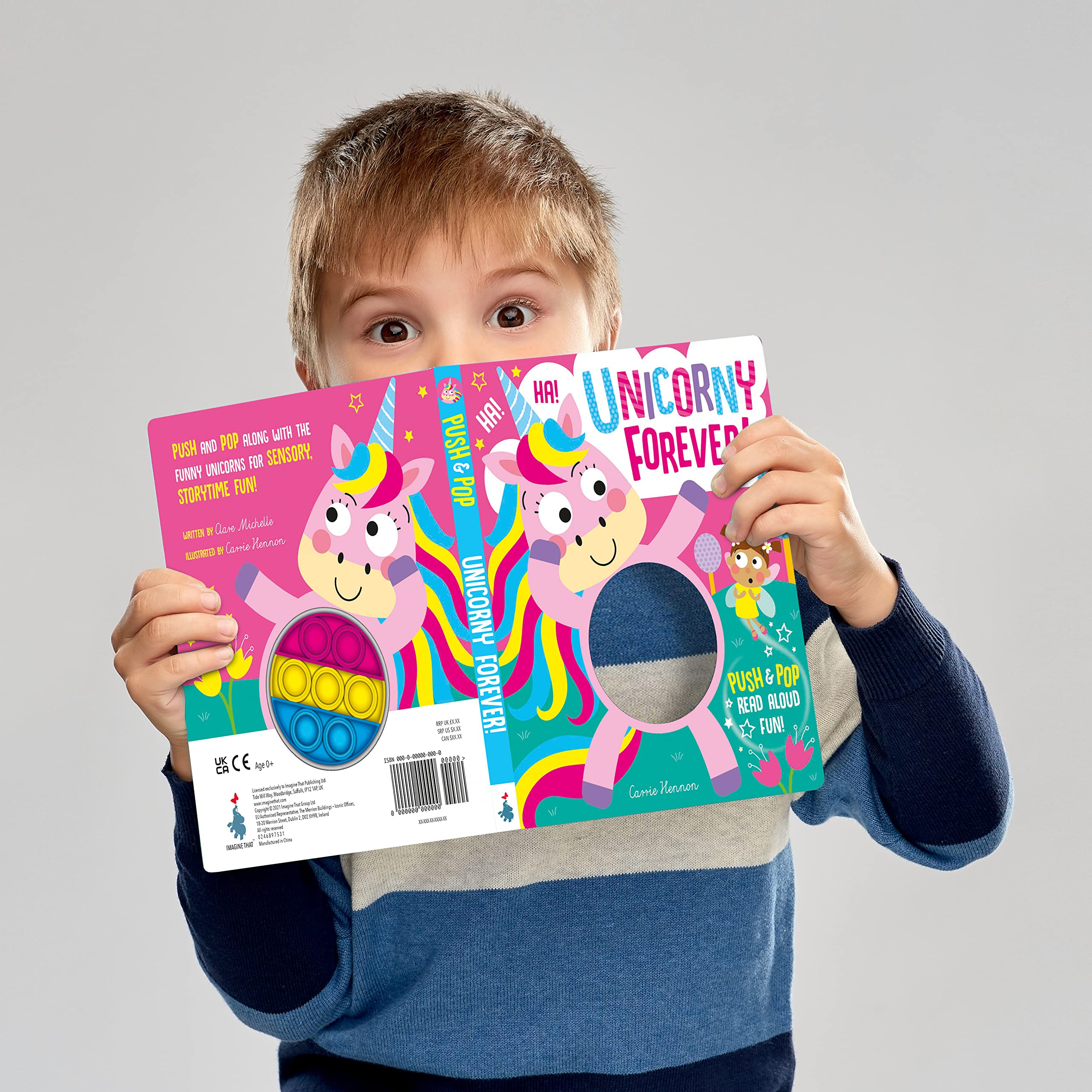 unicorny forever! (push pop bubble books)
