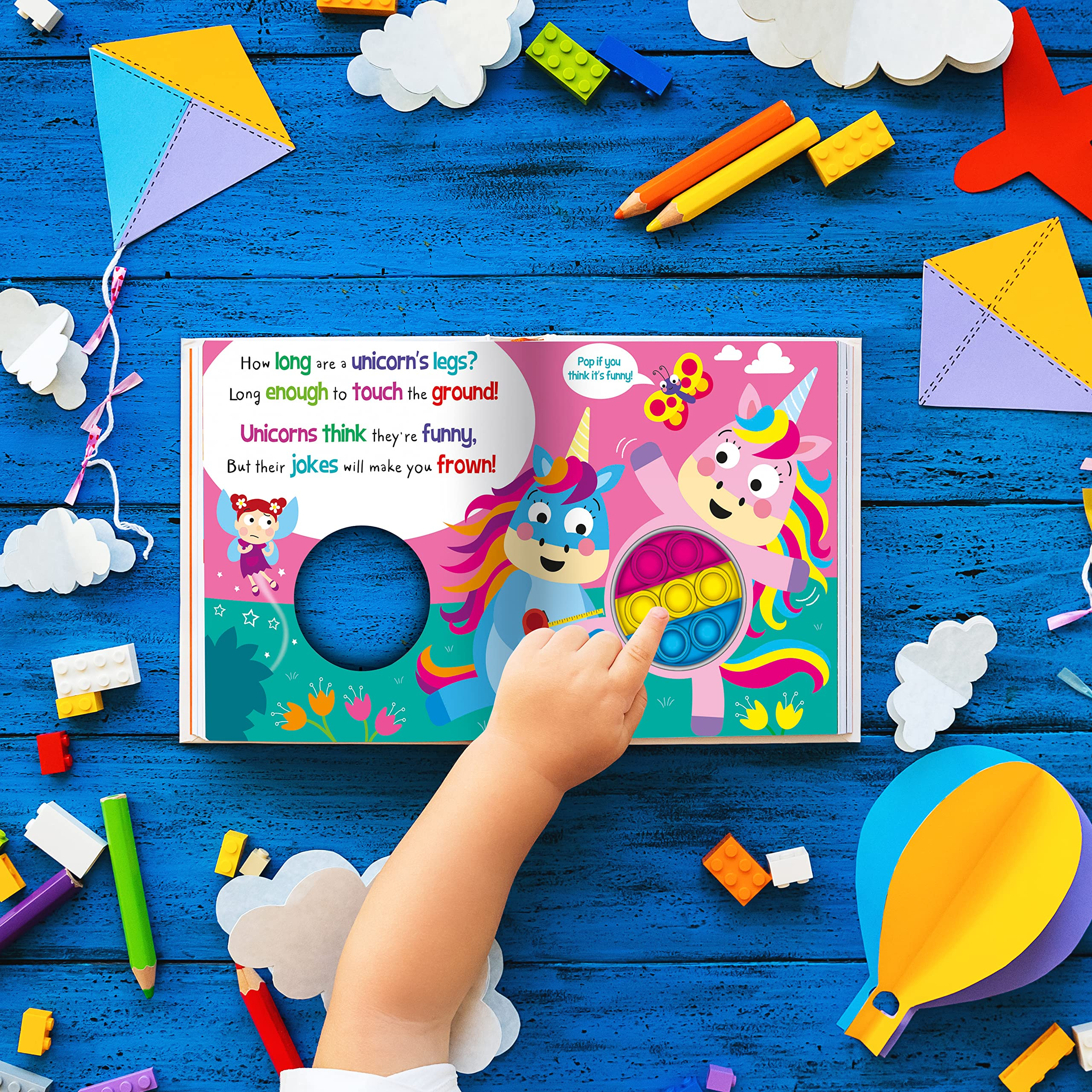 unicorny forever! (push pop bubble books)