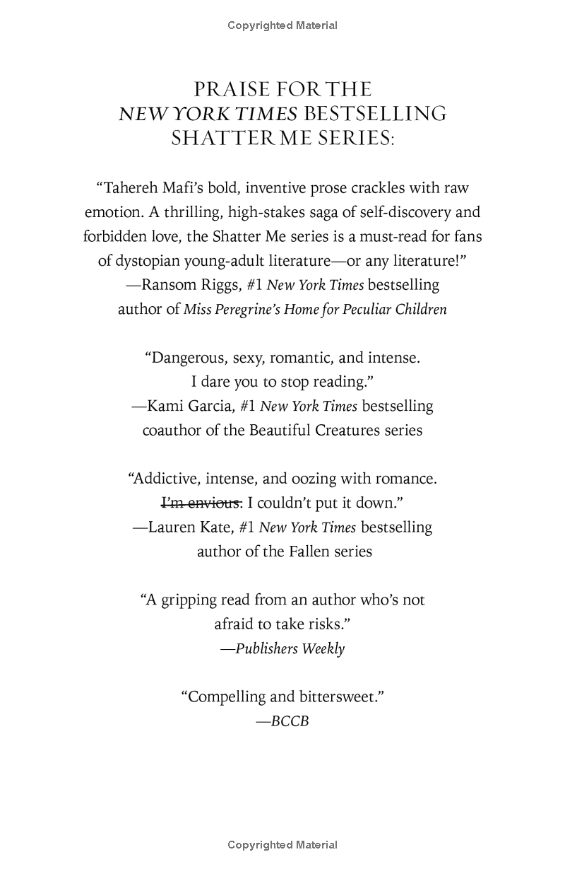 unite me (shatter me)