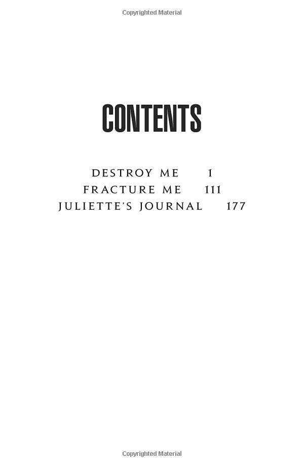 unite me (shatter me)