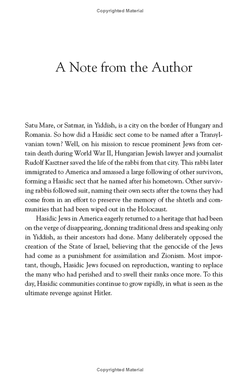 unorthodox: the scandalous rejection of my hasidic roots