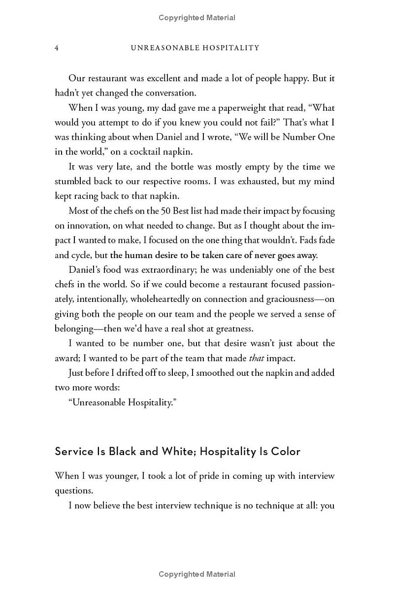 unreasonable hospitality