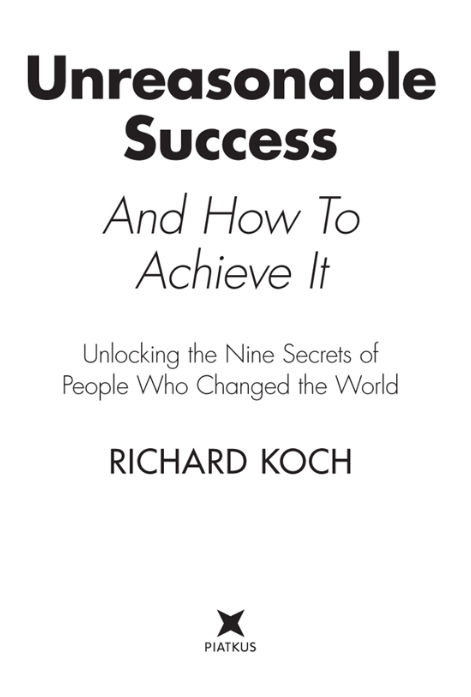 unreasonable success and how to achieve it
