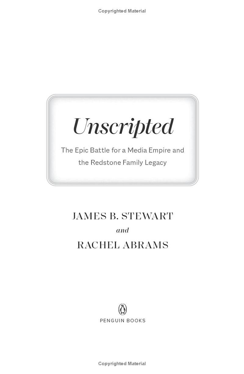 unscripted - the epic battle for a media empire and the redstone family legacy