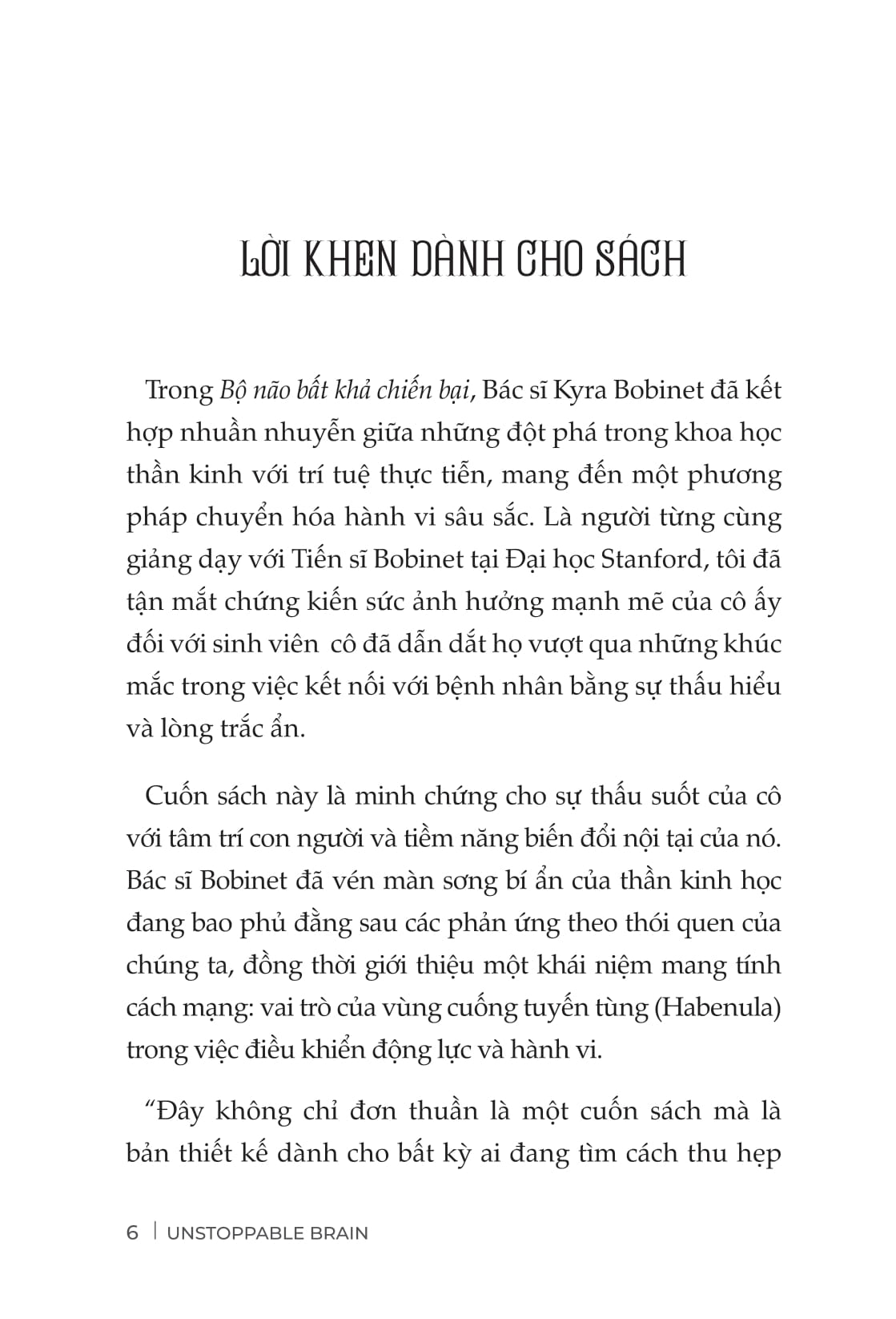 Unstoppable Brain - Bo Nao Bat Kha Chien Bai