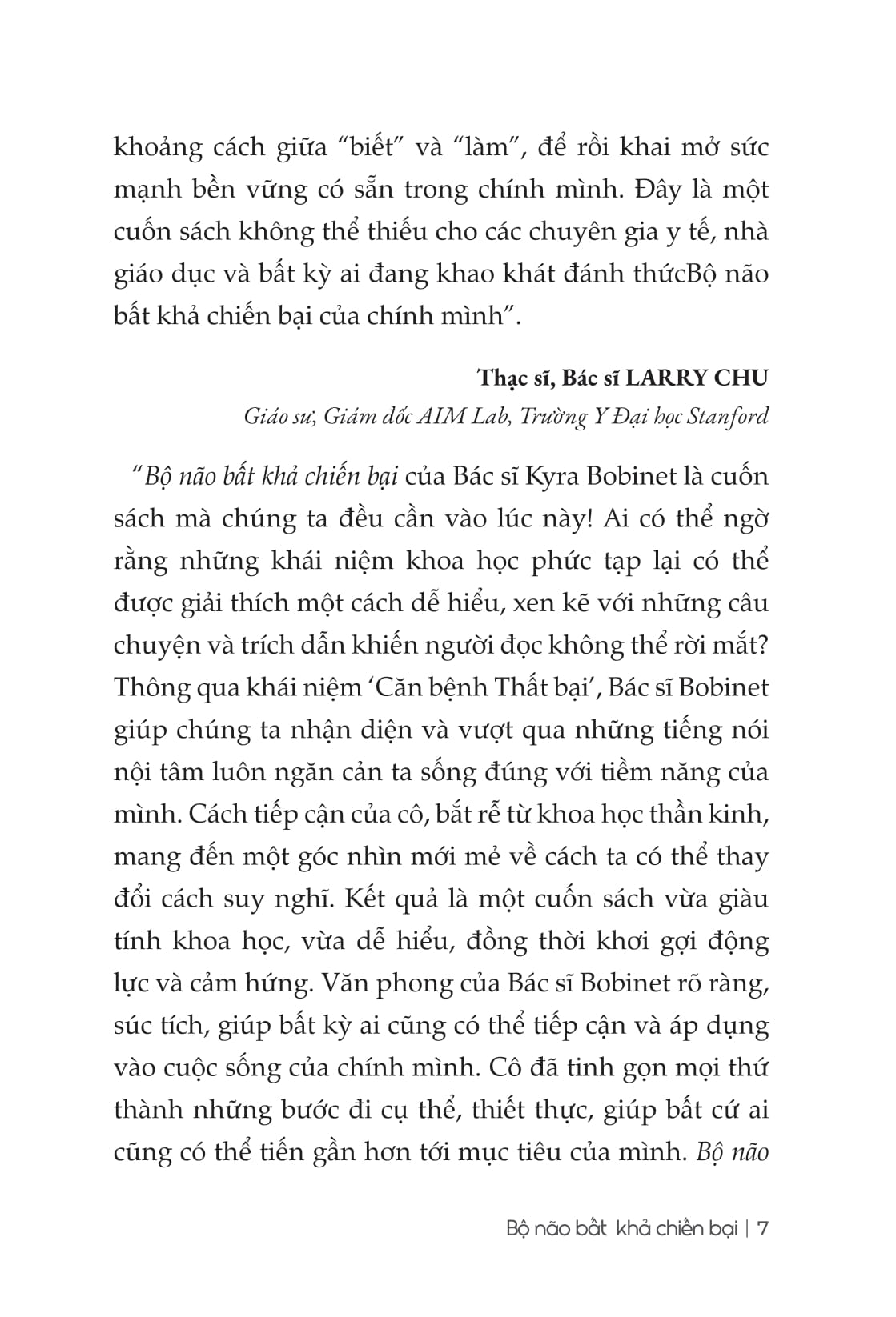 Unstoppable Brain - Bo Nao Bat Kha Chien Bai